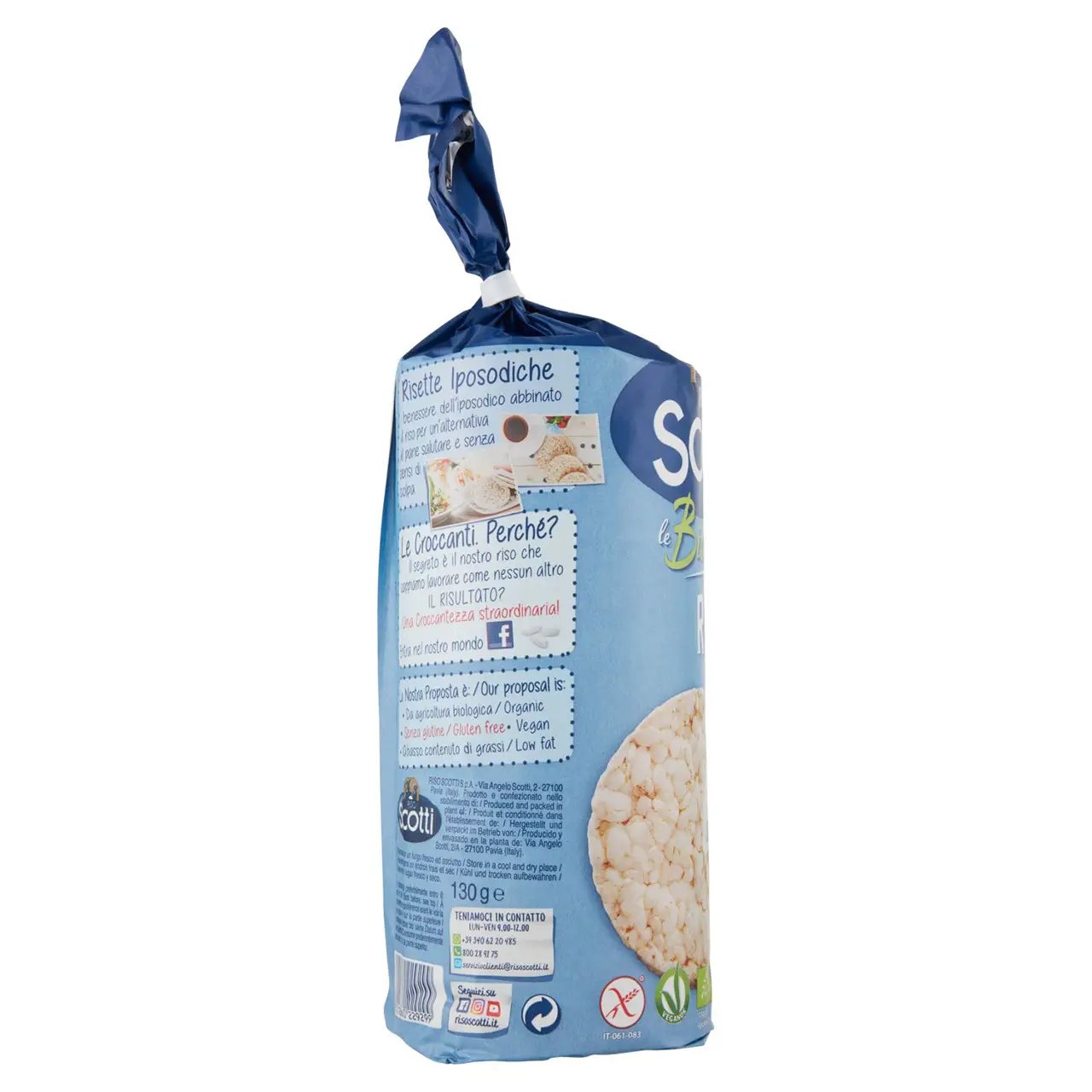 Scotti Risotto | Riso Scotti Le Bio Crispy Hyposodic Rice No Salt Added | Riso Scotti | Scotti Risotto Rice | 4,5 Ounce Total - Image 6