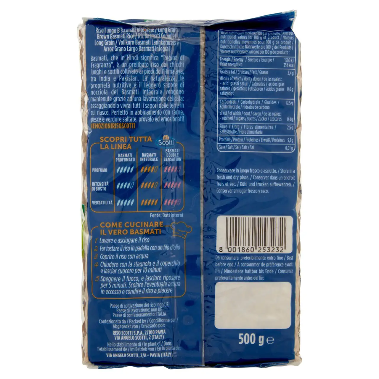 Scotti Risotto | Scotti Basmati Whole Grain Rice | Riso Scotti | Scotti Risotto Rice | 17,6 Ounce Total - Image 7
