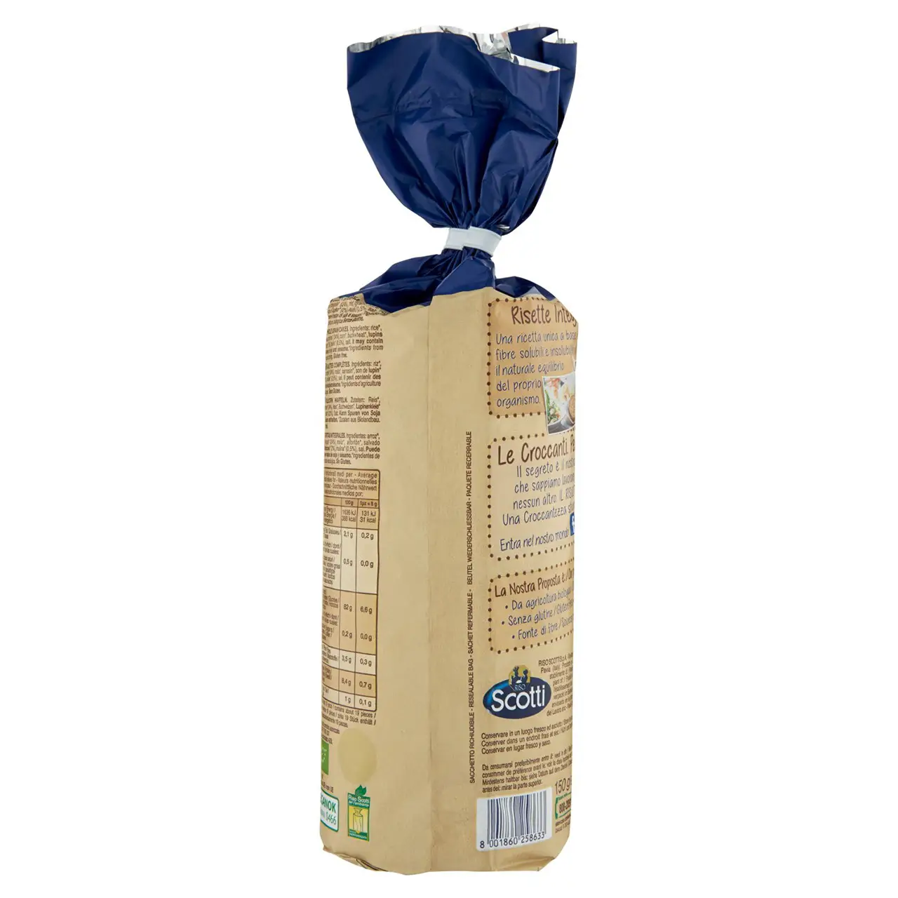 Scotti Risotto | Rice Scotti Le Bio Crunchy Whole Grain Risette Plus Fiber | Riso Scotti | Scotti Risotto Rice | 5,2 Ounce Total - Image 6