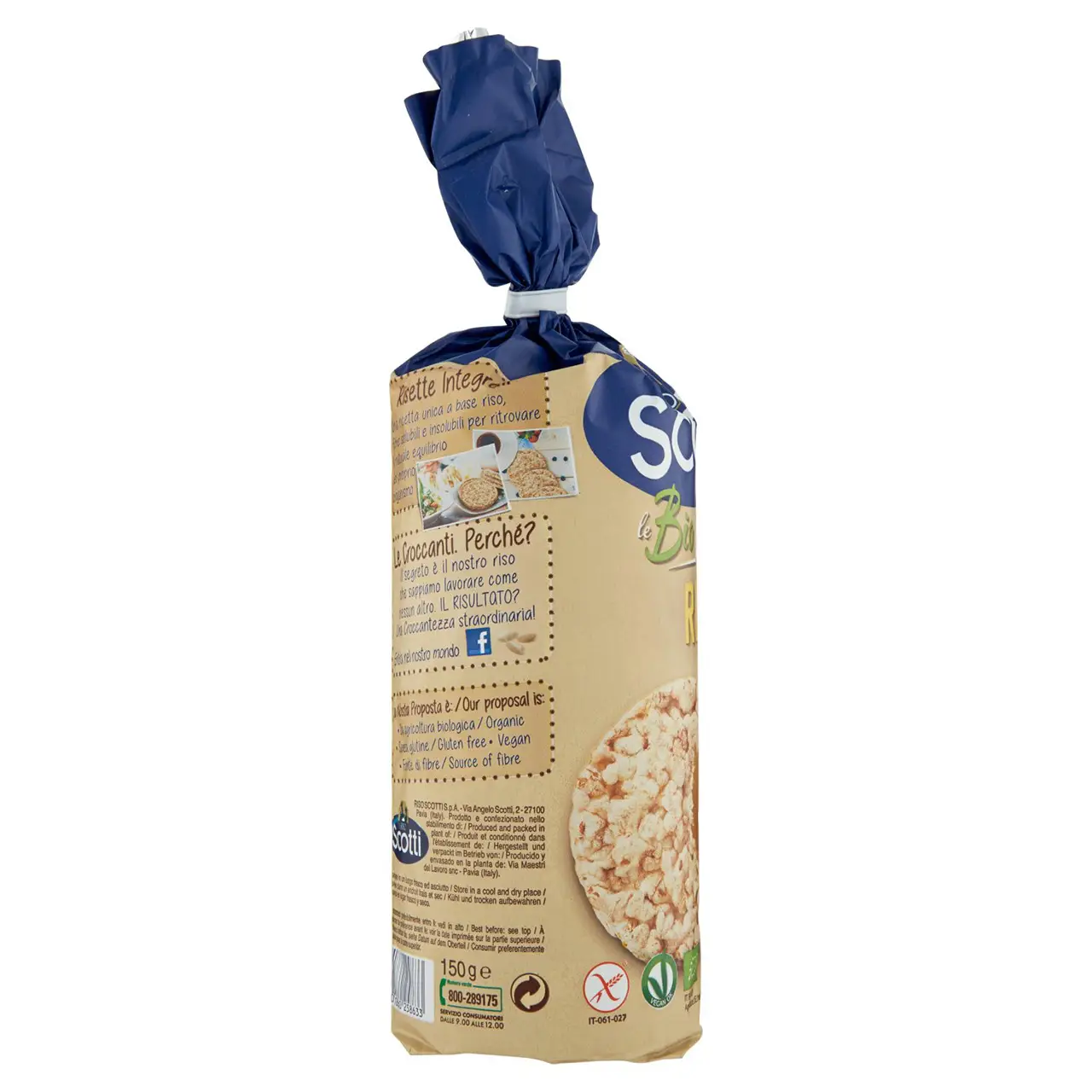 Scotti Risotto | Rice Scotti Le Bio Crunchy Whole Grain Risette Plus Fiber | Riso Scotti | Scotti Risotto Rice | 5,2 Ounce Total - Image 7