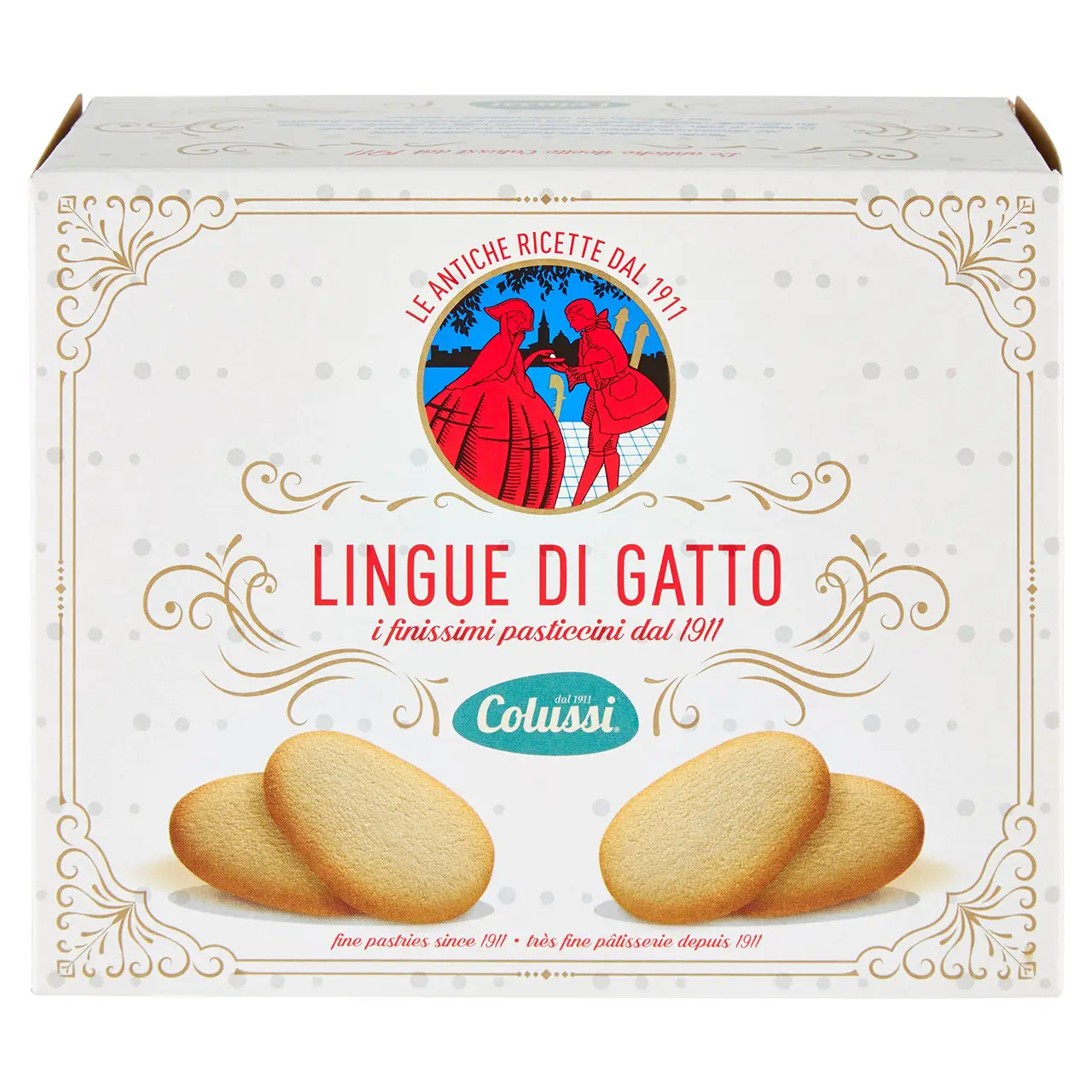 Colussi Cookies | Colussi Cat'S Tongue | Colussi Crackers | Italian Cookies From Italy | 4,5 Ounce Total - Image 2