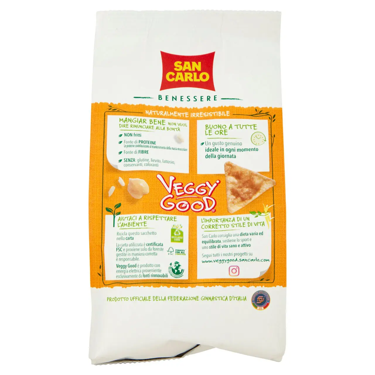 San Carlo Chips | San Carlo Wellbeing Veggy Good Triangolini With Crispy Chickpeas | San Carlo Crisps | San Carlo Snacks | 2,2 Ounce Total - Image 6