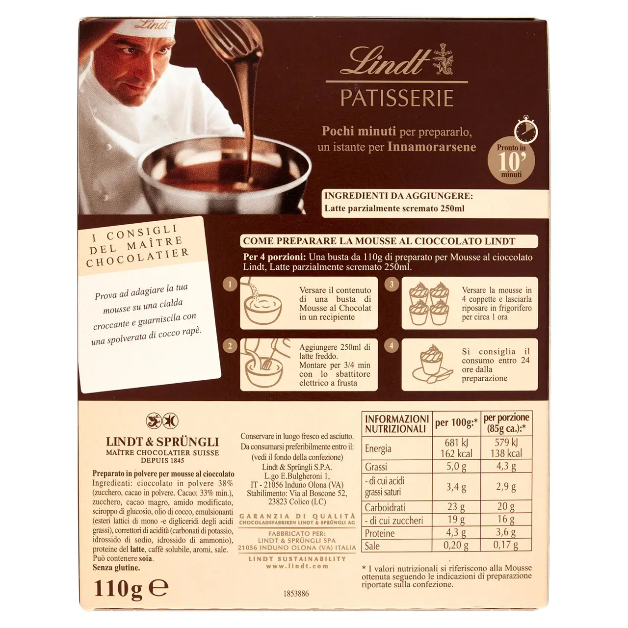 Lindt Chocolates | Lindt Chocolate Mousse | Chocolate Lindt | Swiss Chocolate Lindt | 3,8 Ounce Total - Image 6