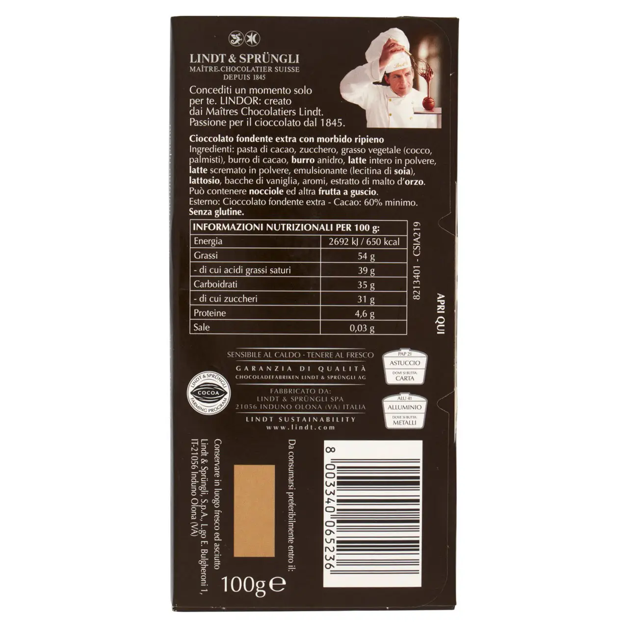 Lindt Chocolates | Lindt Lindor 60% Cocoa | Chocolate Lindt | Swiss Chocolate Lindt | 3,5 Ounce Total - Image 6