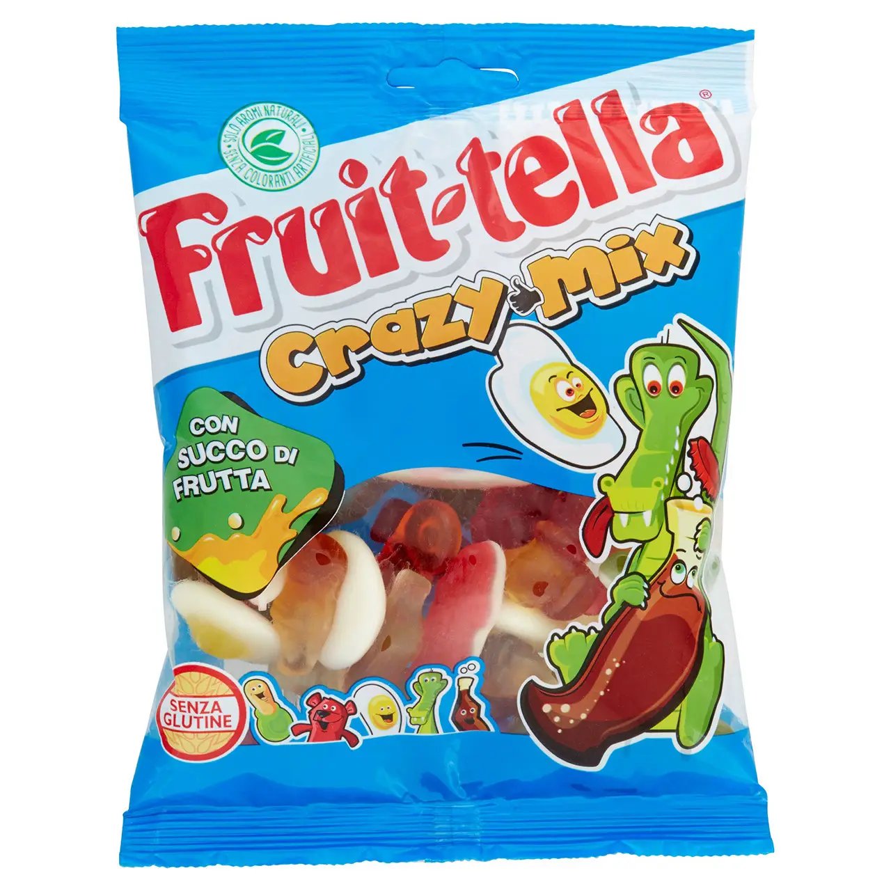 Fruittella Sweets | Fruit-Tella Crazy Mix | Fruitella | Fruittella Candy | 6,1 Ounce Total