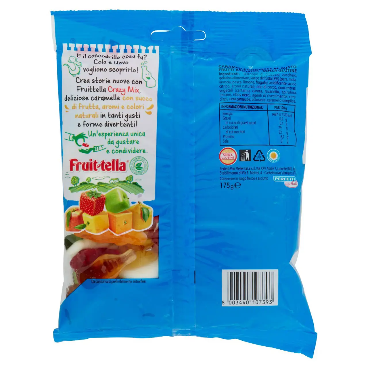 Fruittella Sweets | Fruit-Tella Crazy Mix | Fruitella | Fruittella Candy | 6,1 Ounce Total - Image 6
