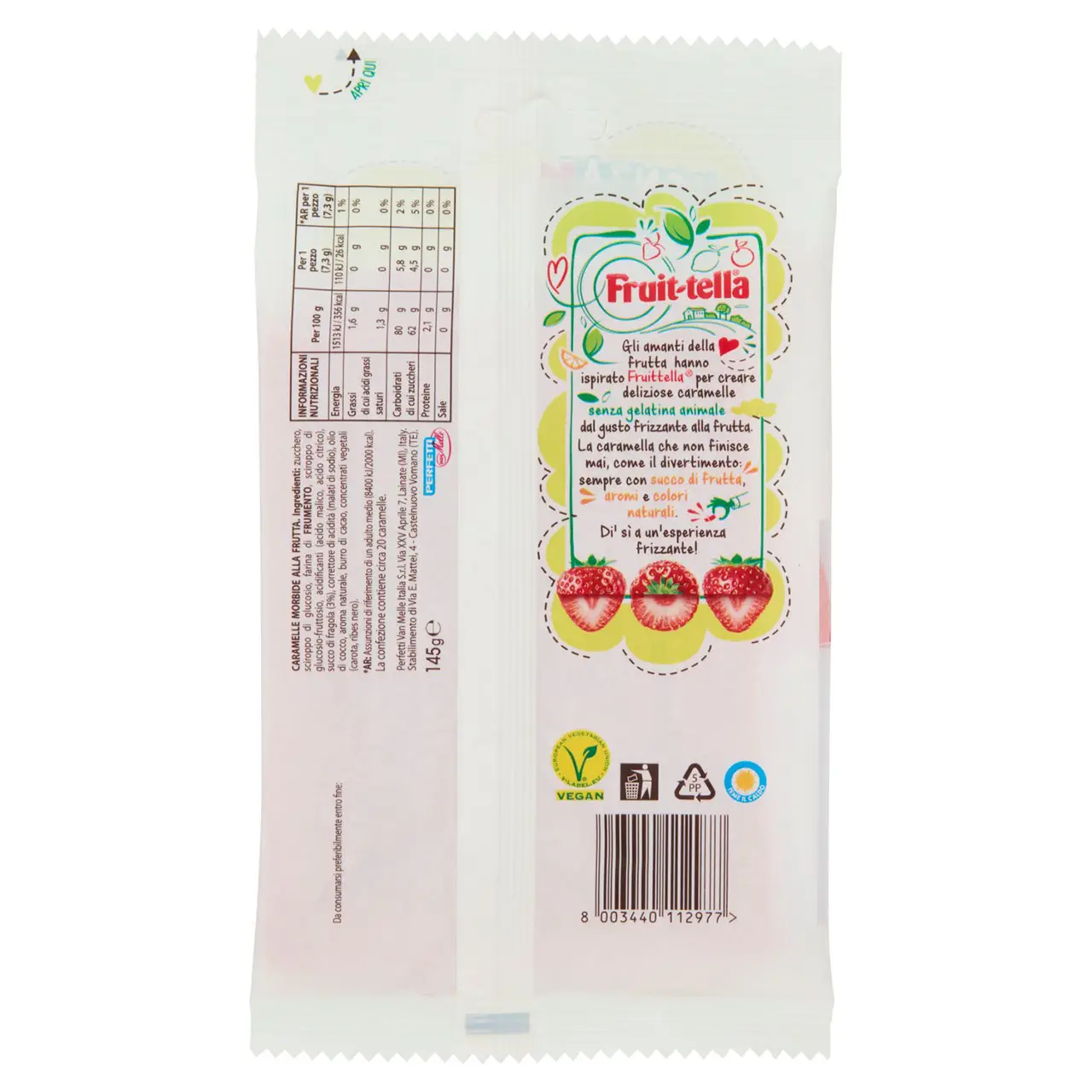 Fruittella Sweets | Fruit-Tella Onde Frizz | Fruitella | Fruittella Candy | 5,1 Ounce Total – Bild 6