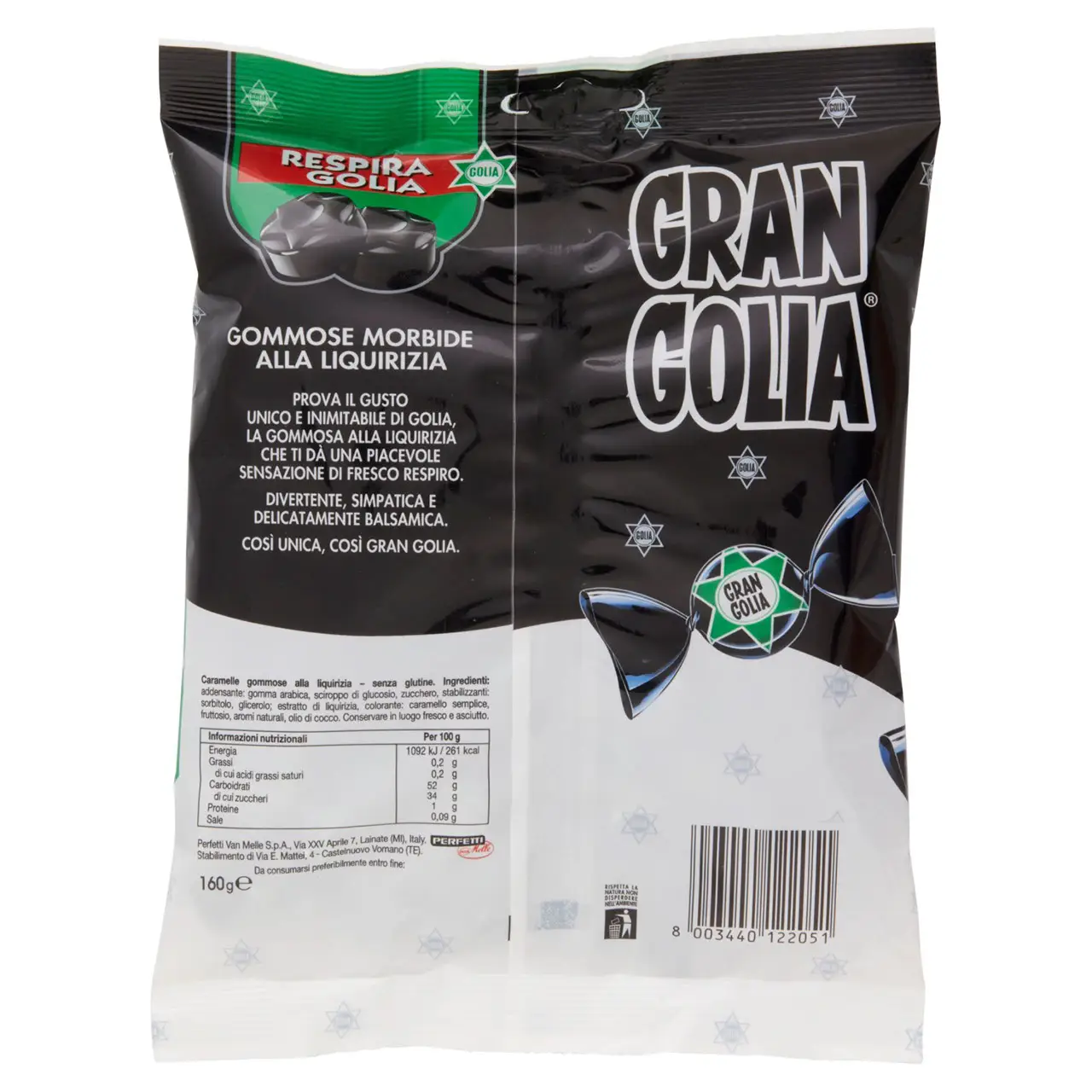 Golia Candy | Gran Golia Soft Gumdrops With Licorice | Golia Italian Candy | Golia Sweets | 5,6 Ounce Total - Image 4