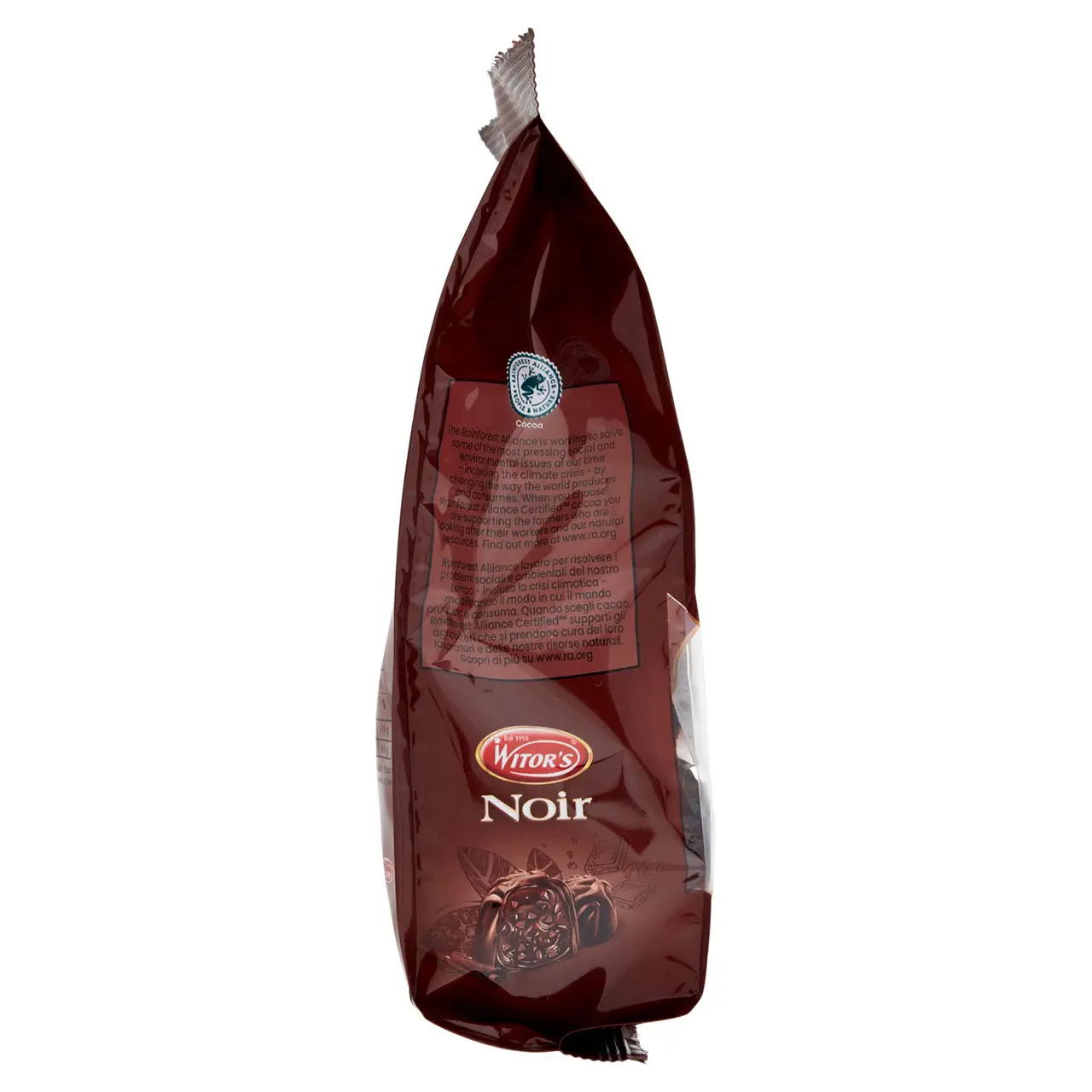 Witors Chocolate | Witor'S Noir Dark Chocolate With Cocoa Cream & Cocoa Nibs | Witor'S | Italian Chocolate From Italy | 8,8 Ounce Total - Image 7