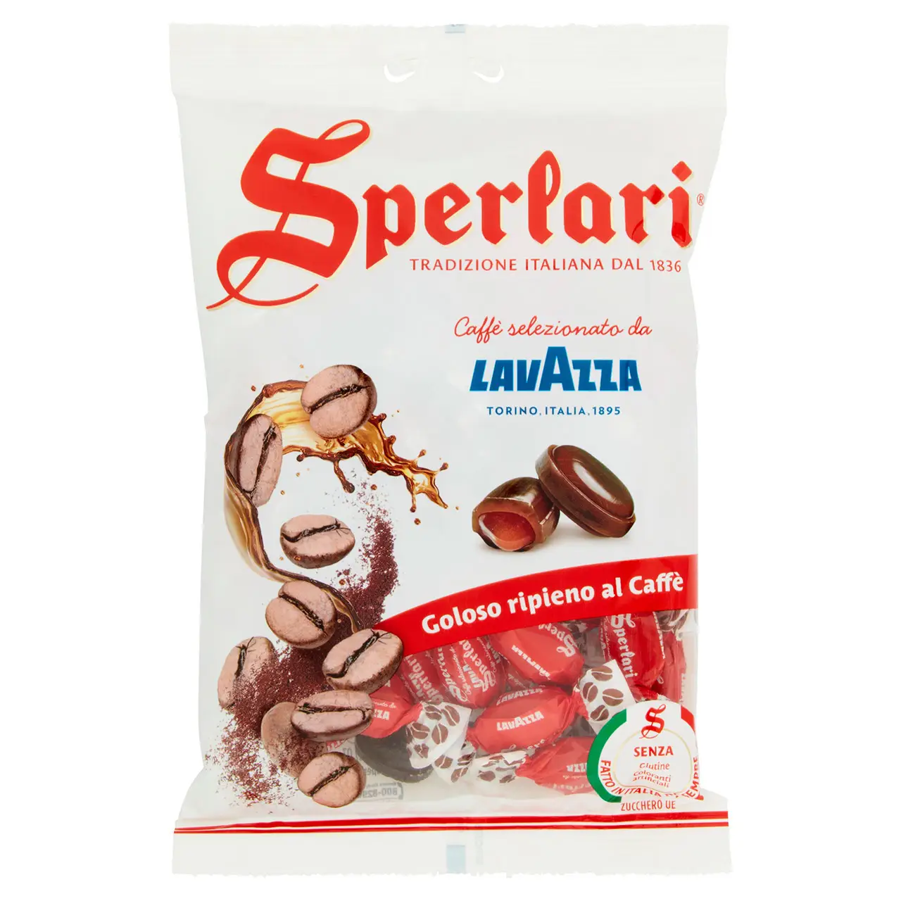 Sperlari Candy | Sperlari Goloso Stuffed With Coffee | Sperlari Italian Hard Candy | Sperlari Sweets | 6,1 Ounce Total