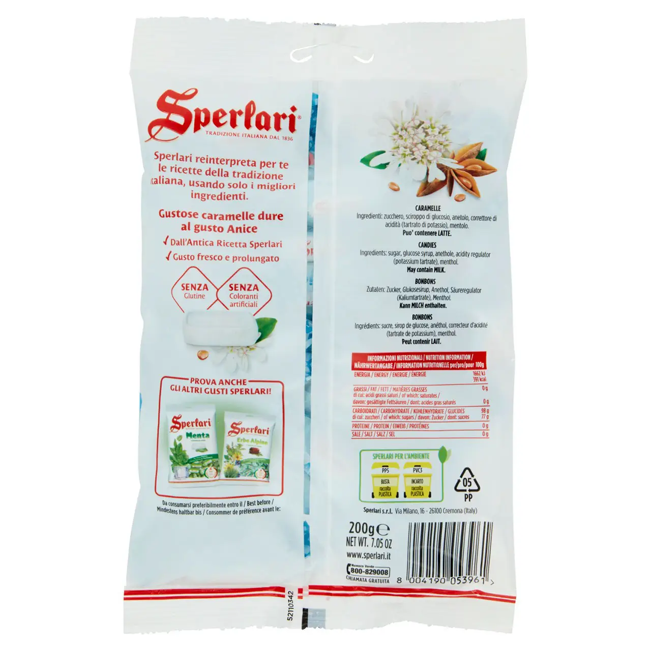 Sperlari Candy | Sperlari Aniseed Hard Aniseed | Sperlari Italian Hard Candy | Sperlari Sweets | 7 Ounce Total - Image 7