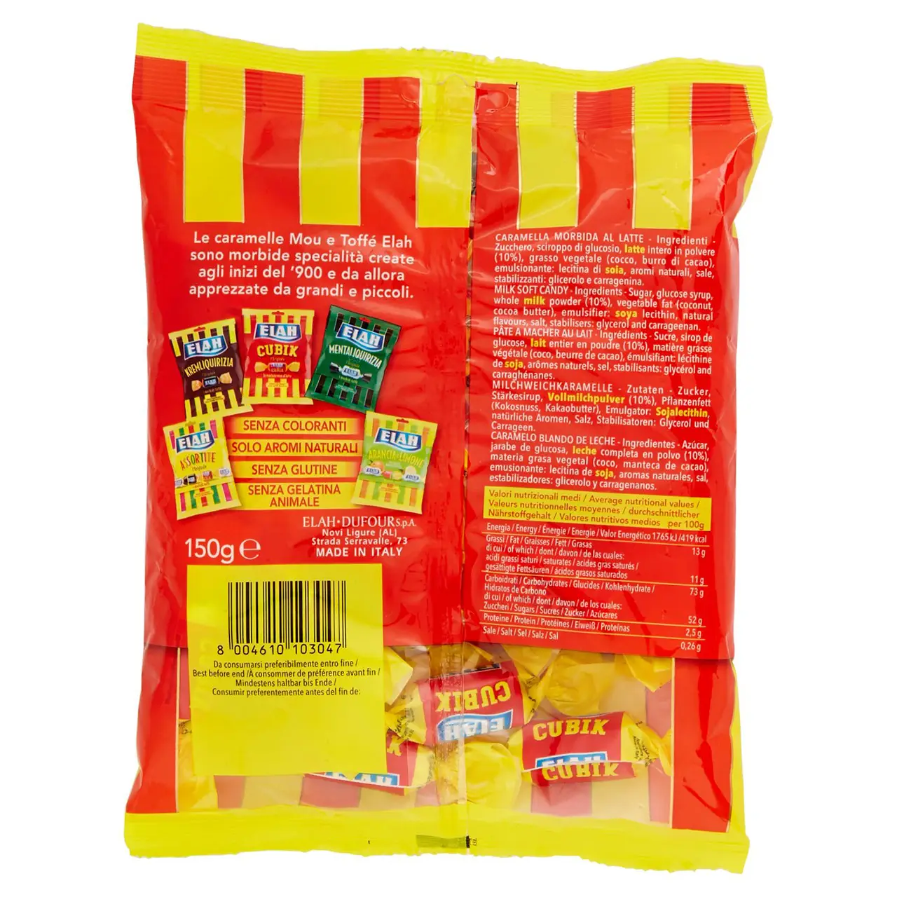 Elah Candies | Elah Cubik | Elah Caramelle | Italian Candy | 5,2 Ounce Total - Image 6