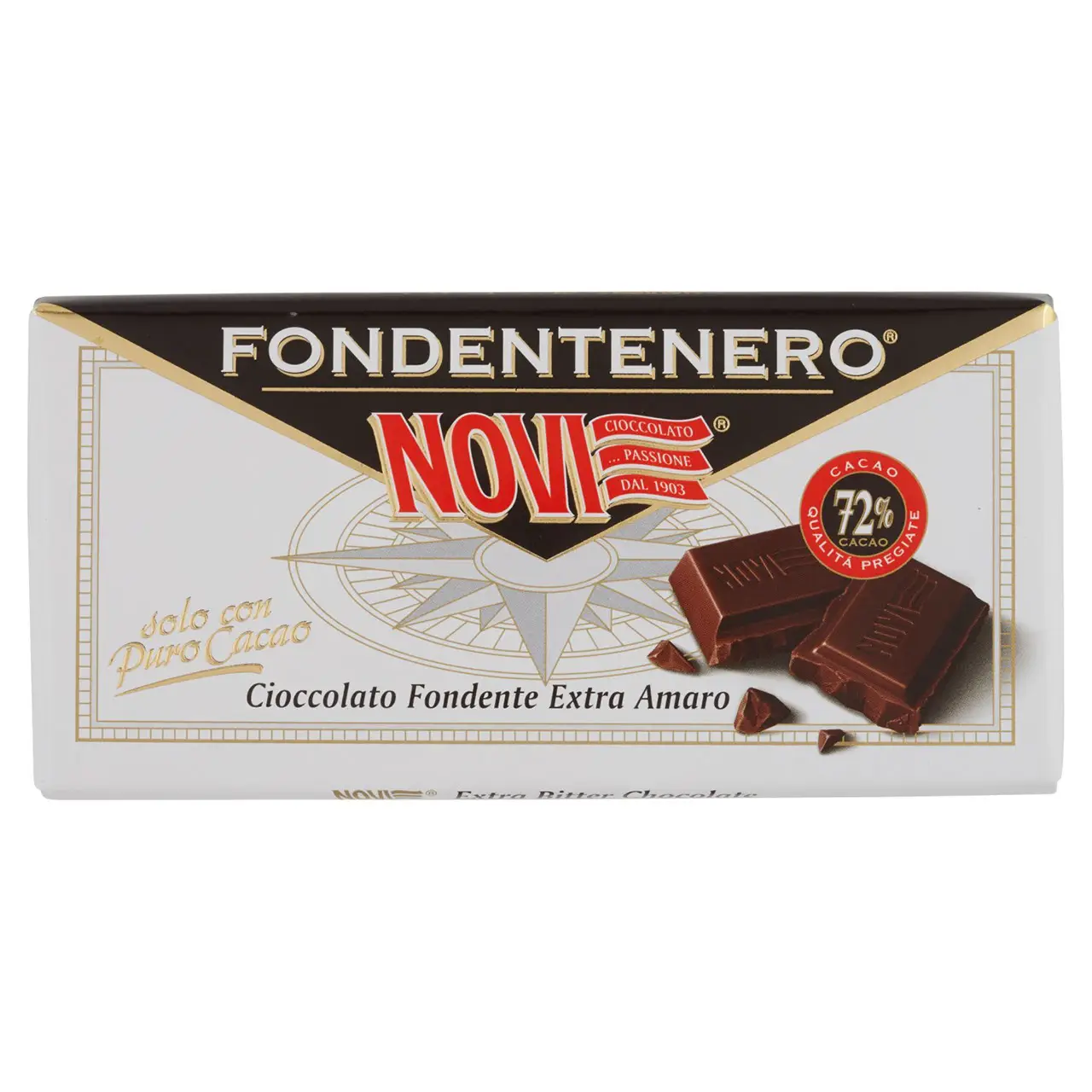 Novi Chocolate | Novi Fondentenero | Novi Italian Chocolate | Novi Cioccolata | 3,5 Ounce Total - Image 2