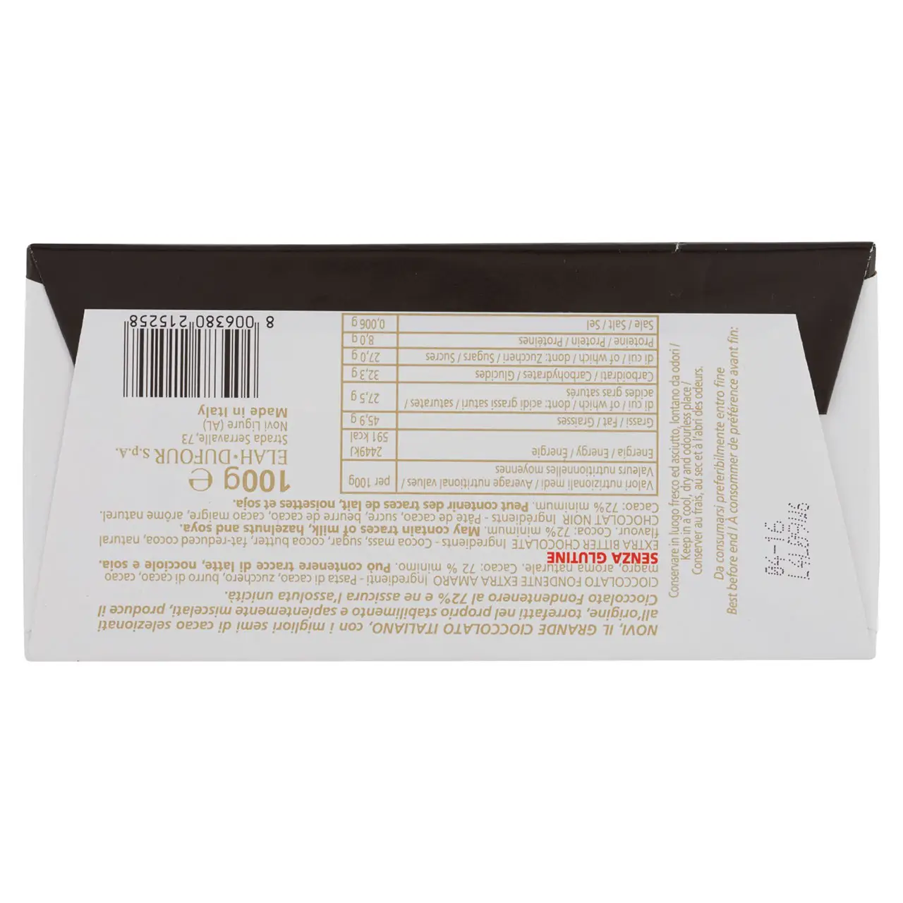 Novi Chocolate | Novi Fondentenero | Novi Italian Chocolate | Novi Cioccolata | 3,5 Ounce Total - Image 6