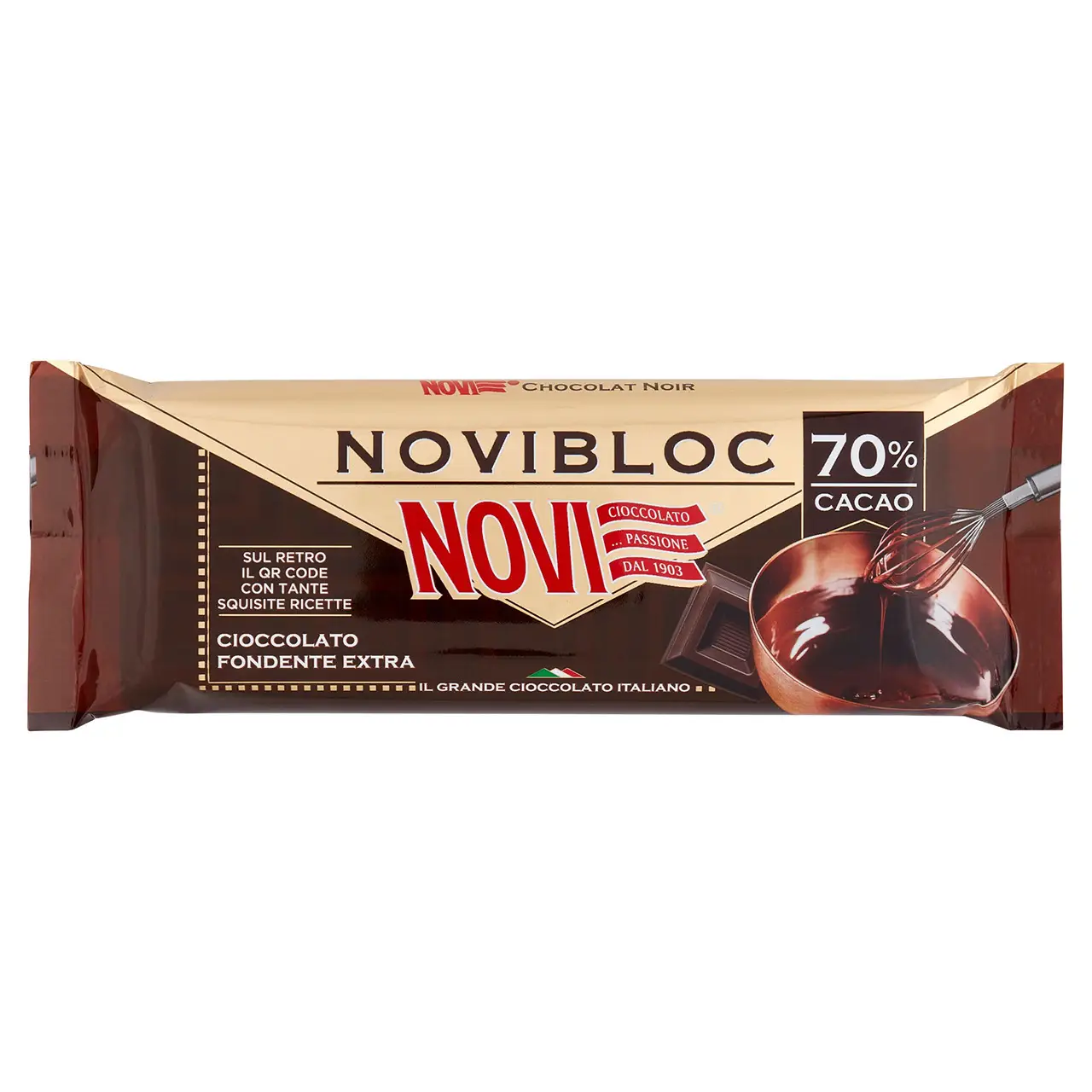 Novi Chocolate | Novi Novibloc 70% Cocoa Dark Chocolate Extra | Novi Italian Chocolate | Novi Cioccolata | 4,9 Ounce Total - Image 6