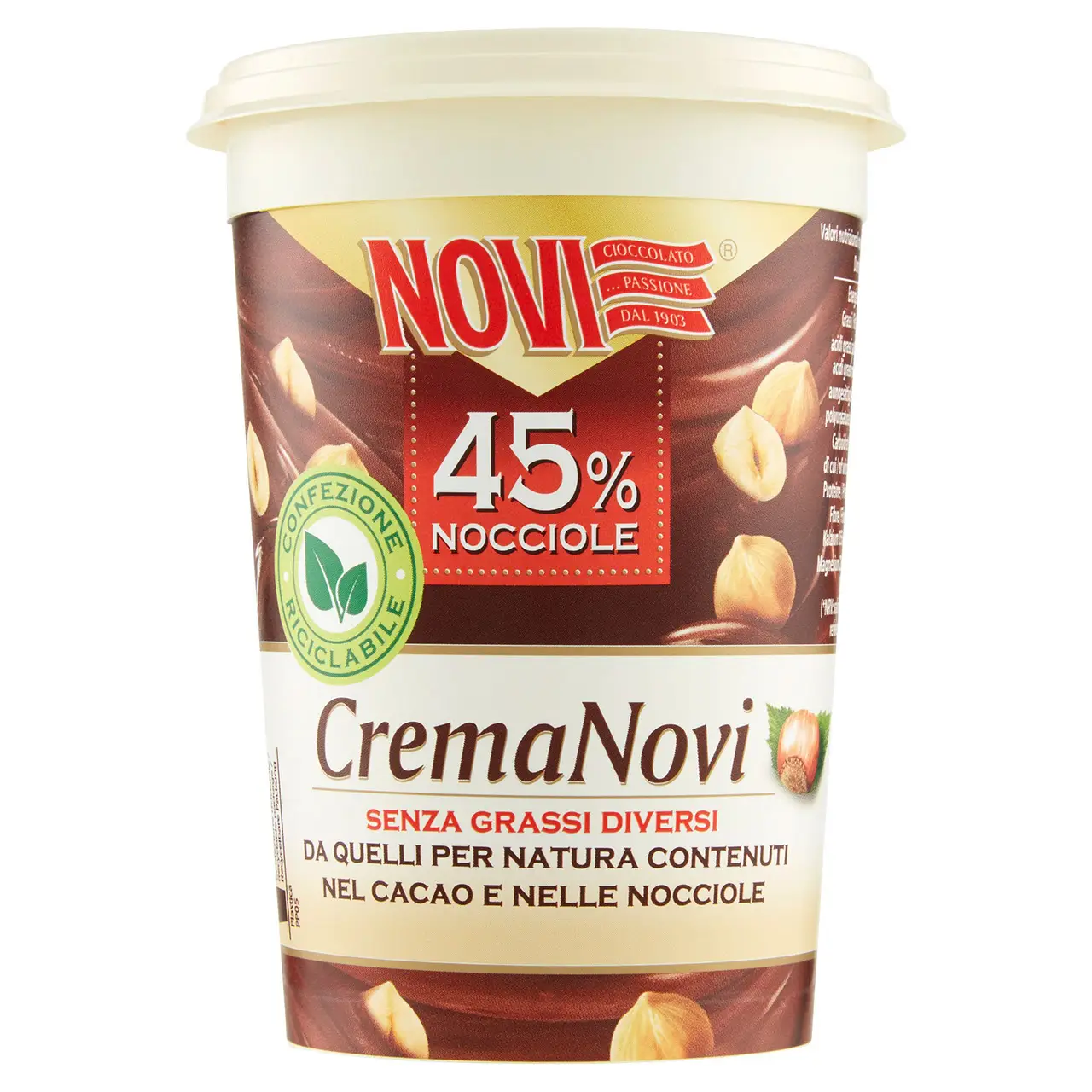 Novi Chocolate | Novi Cremanovi | Novi Italian Chocolate | Novi Cioccolata | 12,3 Ounce Total