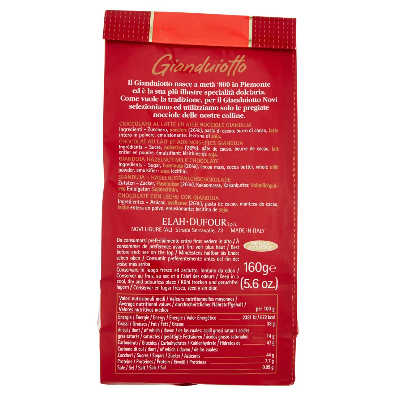 Novi Chocolate | Novi Gianduiotto Classic | Novi Italian Chocolate | Novi Cioccolata | 5,6 Ounce Total - Image 6