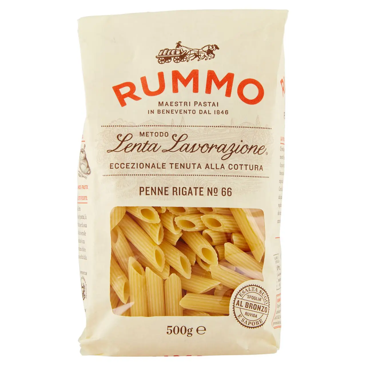 Rummo Pasta | Rummo Penne Rigate No. 66 | Rummo Spaghetti | Rummo Italian Pasta | 17,6 Ounce Total - Image 3