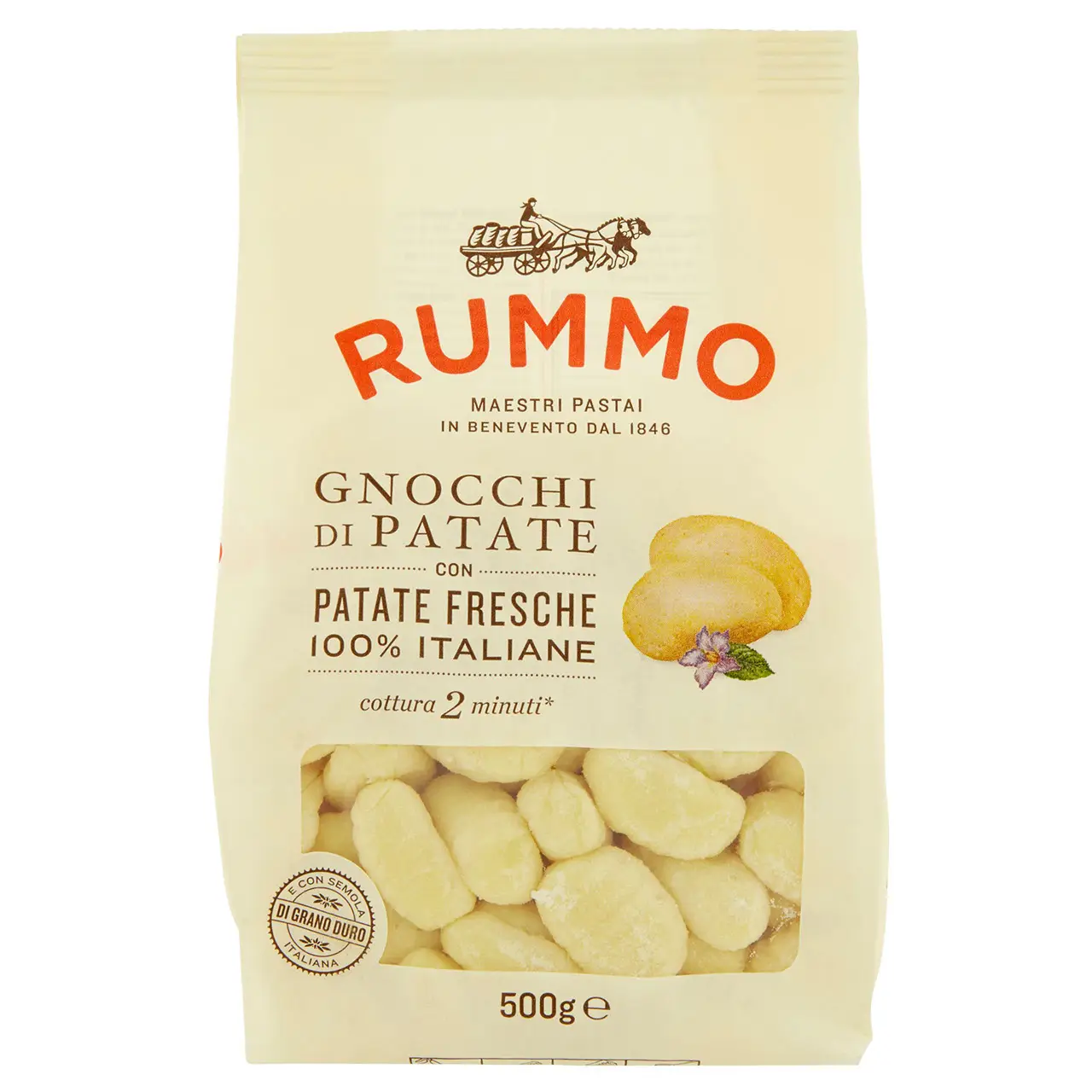 Rummo Pasta | Rummo Potato Gnocchi | Rummo Spaghetti | Rummo Italian Pasta | 17,6 Ounce Total