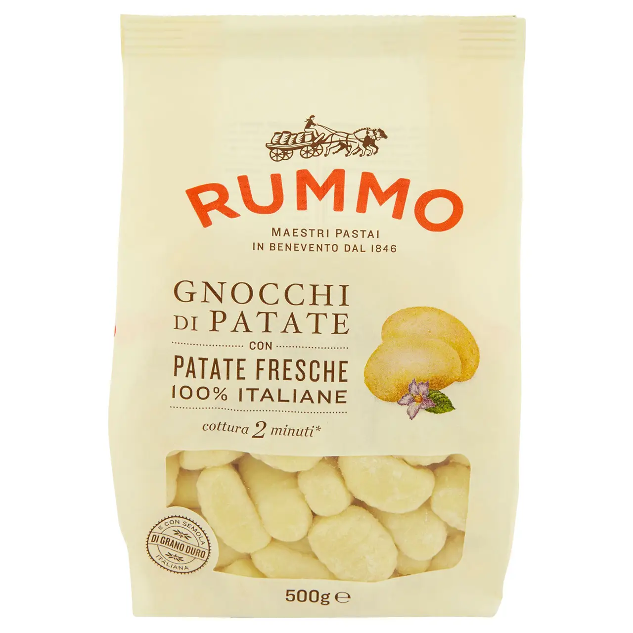 Rummo Pasta | Rummo Potato Gnocchi | Rummo Spaghetti | Rummo Italian Pasta | 17,6 Ounce Total - Image 2