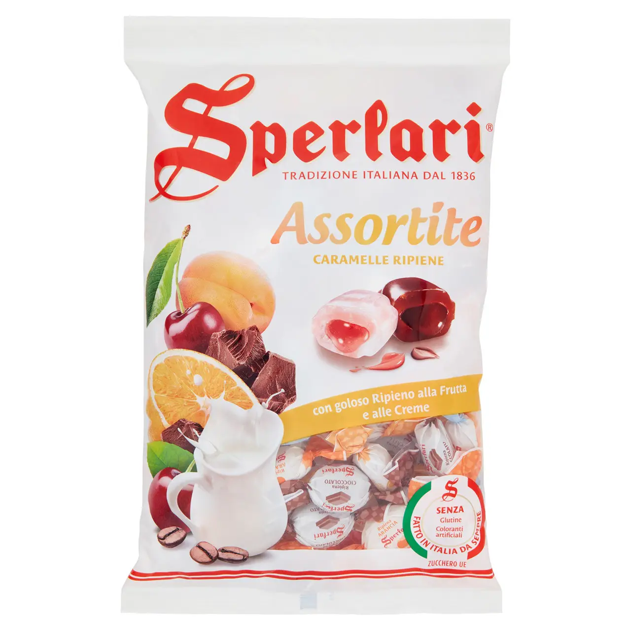 Sperlari Candy | Sperlari Assorted Filled Candies | Sperlari Italian Hard Candy | Sperlari Sweets | 17,6 Ounce Total