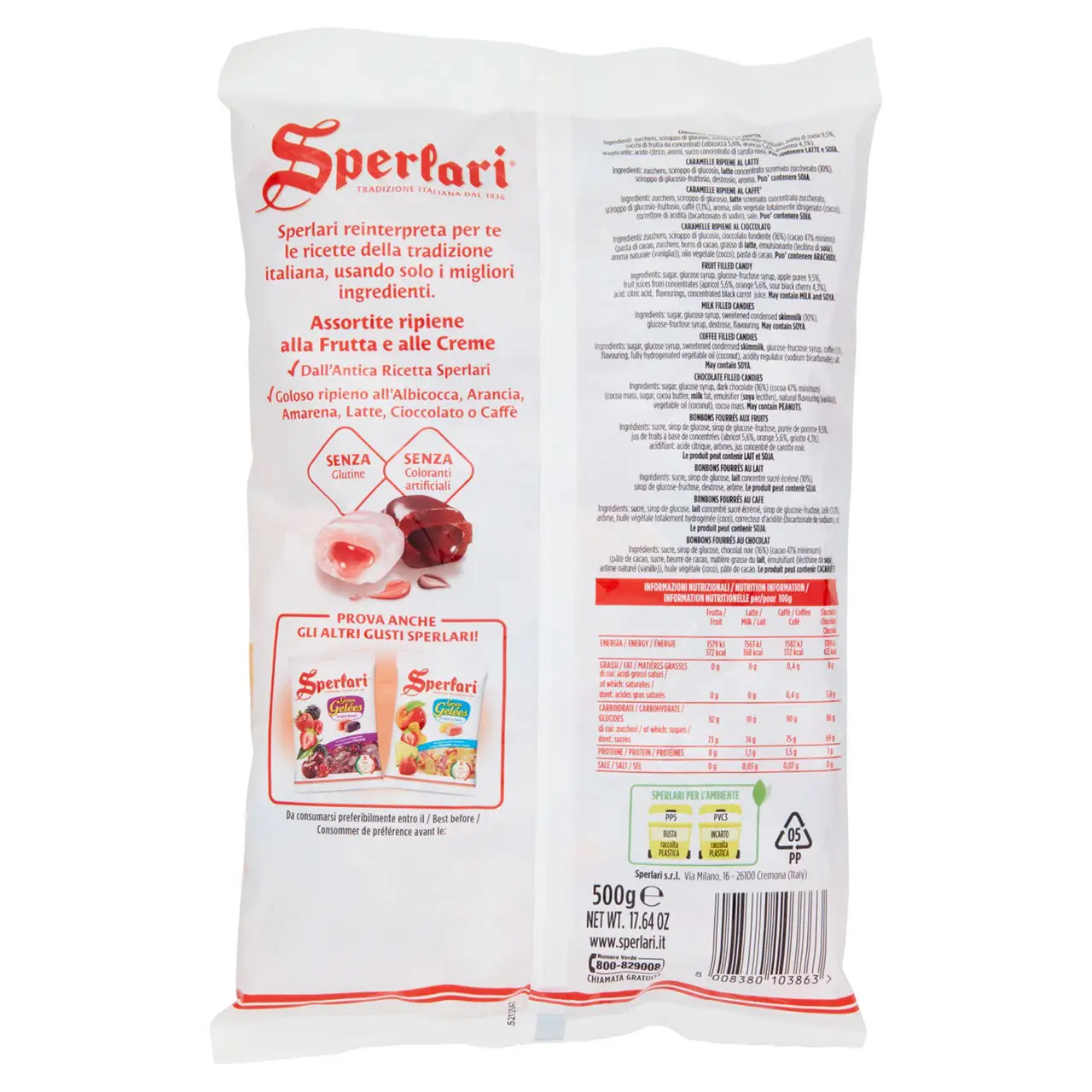 Sperlari Candy | Sperlari Assorted Filled Candies | Sperlari Italian Hard Candy | Sperlari Sweets | 17,6 Ounce Total - Image 7