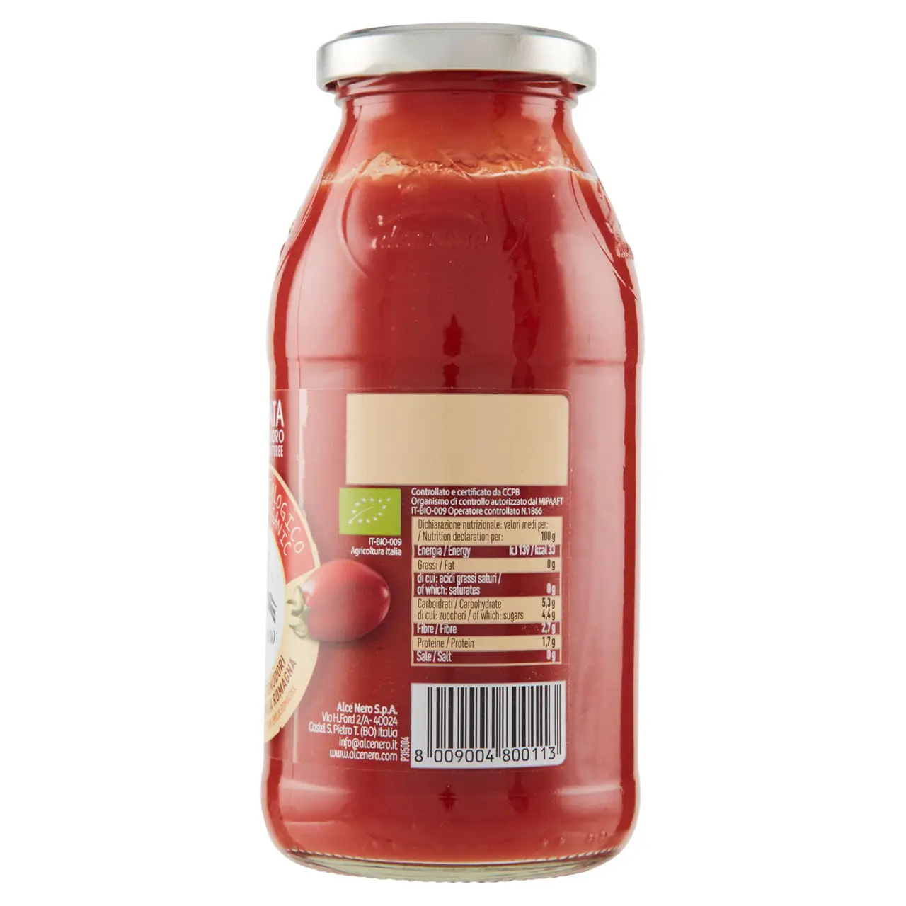 Alce Nero Pasta | Tomato Puree | Alce Nero | Pasta Alce Nero | 17,6 Ounce Total - Image 3