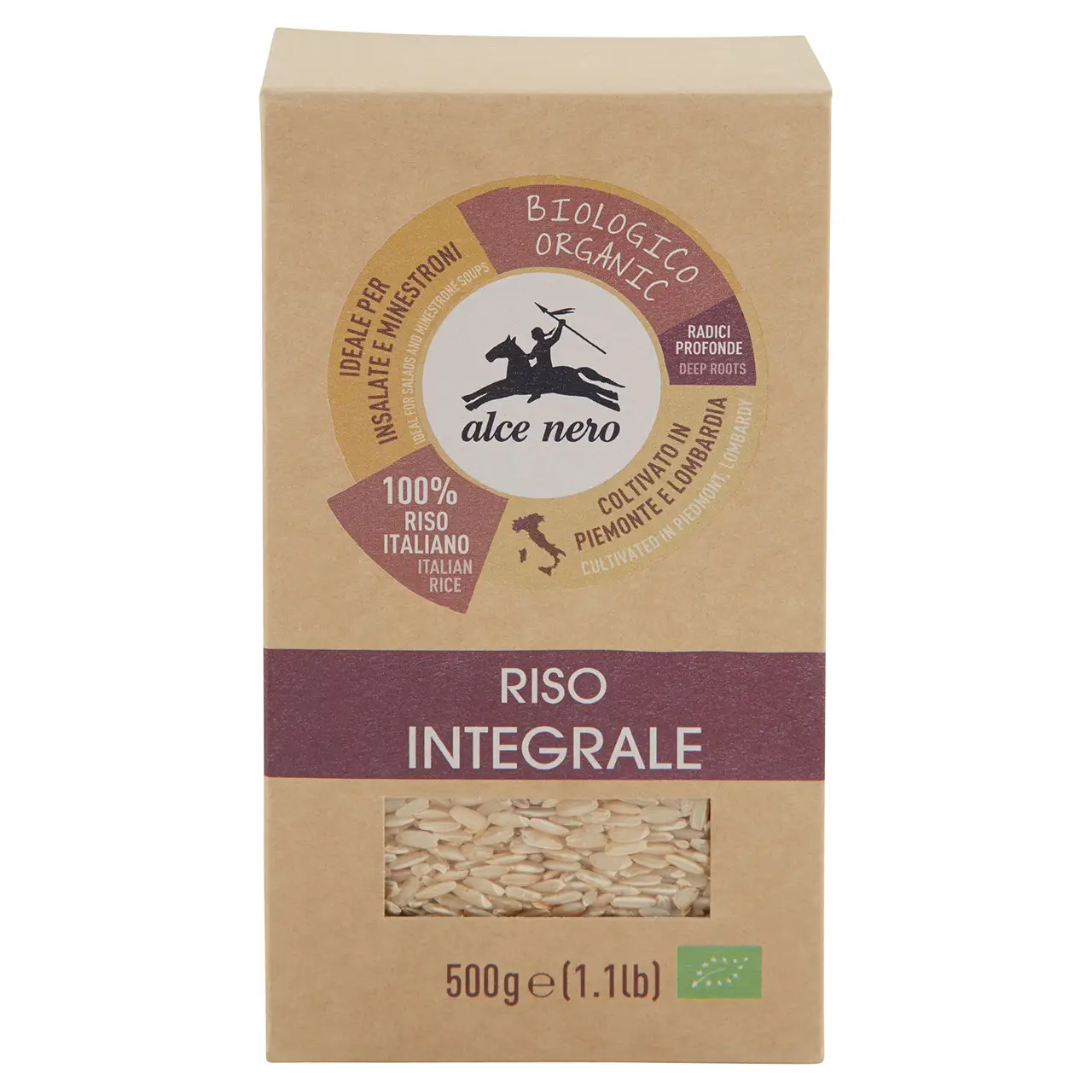 Alce Nero Pasta | Whole Wheat Rice | Alce Nero | Pasta Alce Nero | 17,6 Ounce Total - Image 2