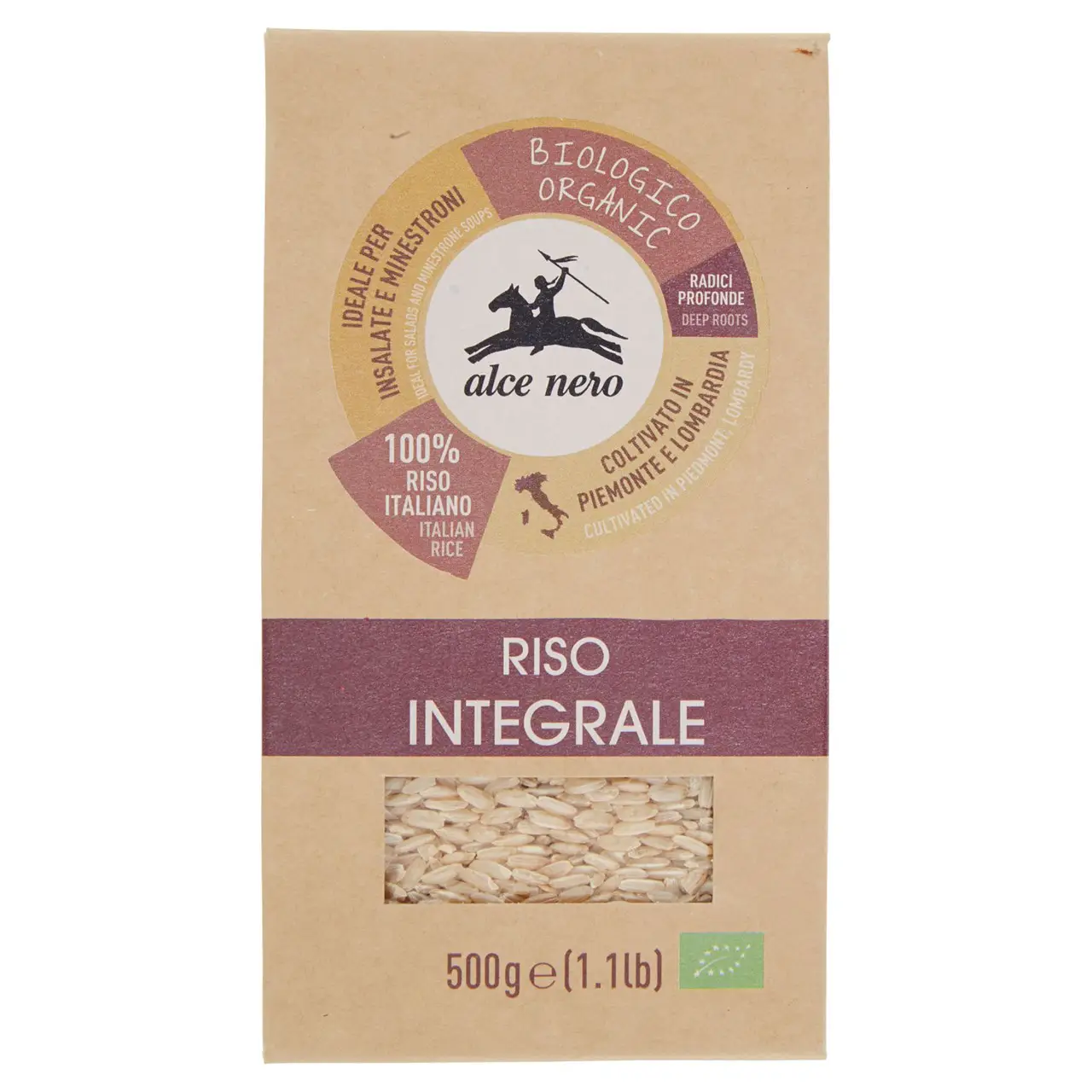 Alce Nero Pasta | Whole Wheat Rice | Alce Nero | Pasta Alce Nero | 17,6 Ounce Total - Image 3