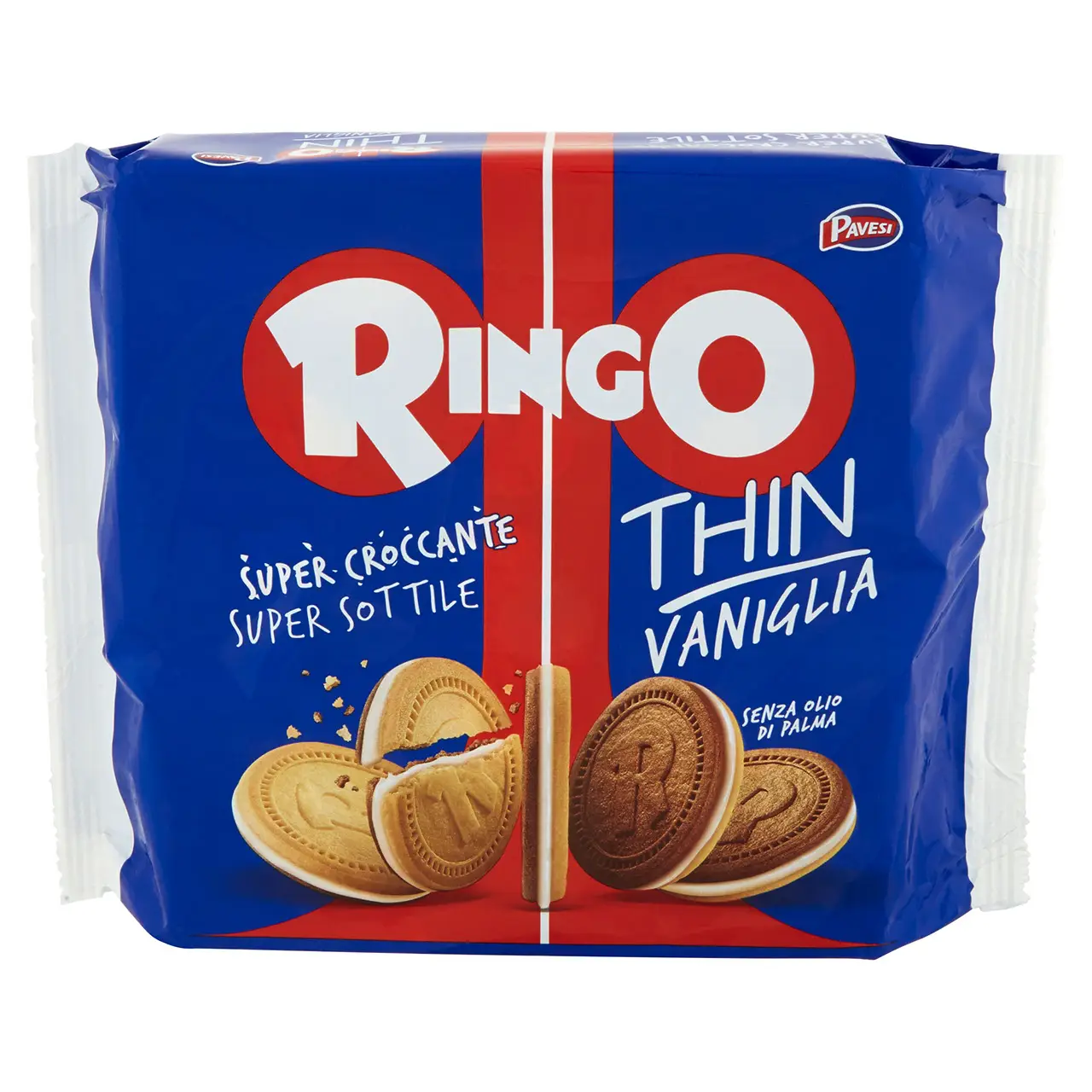 Ringo Cookies From Italy | Pavesi Ringo Thin Vanilla | Ringo Biscuits | Italian Biscuits | 8,2 Ounce Total - Image 2