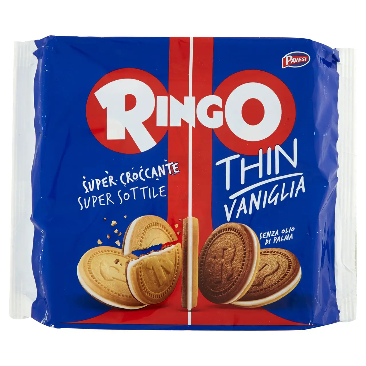 Ringo Cookies From Italy | Pavesi Ringo Thin Vanilla | Ringo Biscuits | Italian Biscuits | 8,2 Ounce Total - Image 3