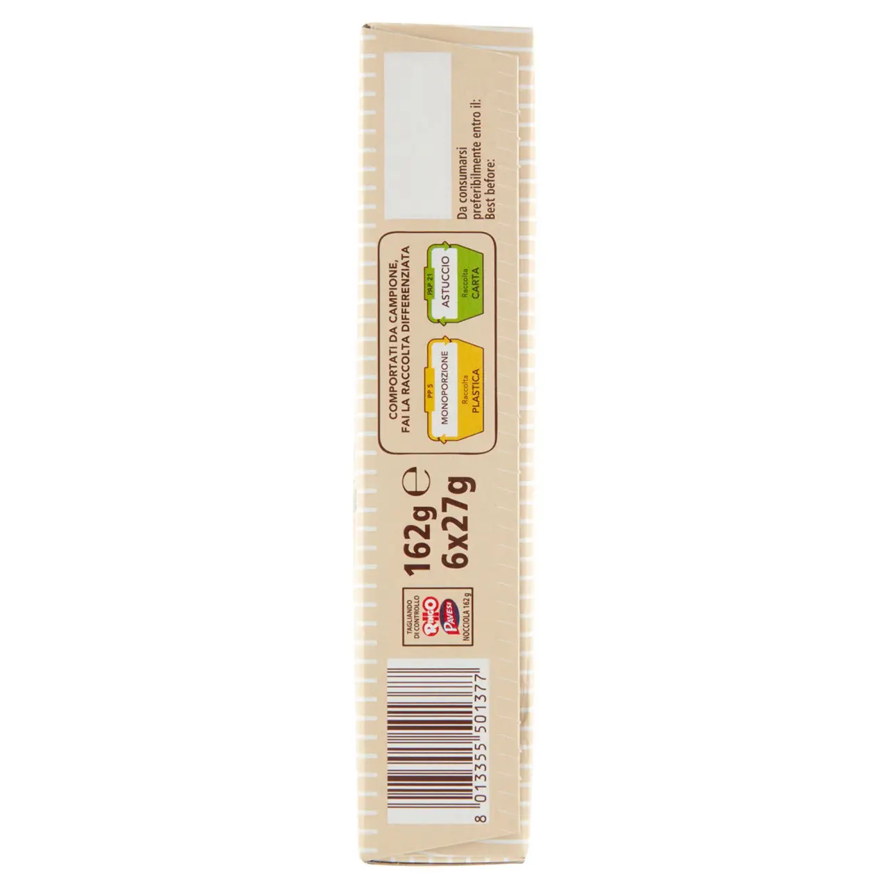 Ringo Cookies From Italy | Ringo Snack Bisco Cioc With Italian Hazelnuts & Crunchy Cereals | Ringo Biscuits | Italian Biscuits | 5,7 Ounce Total - Image 5