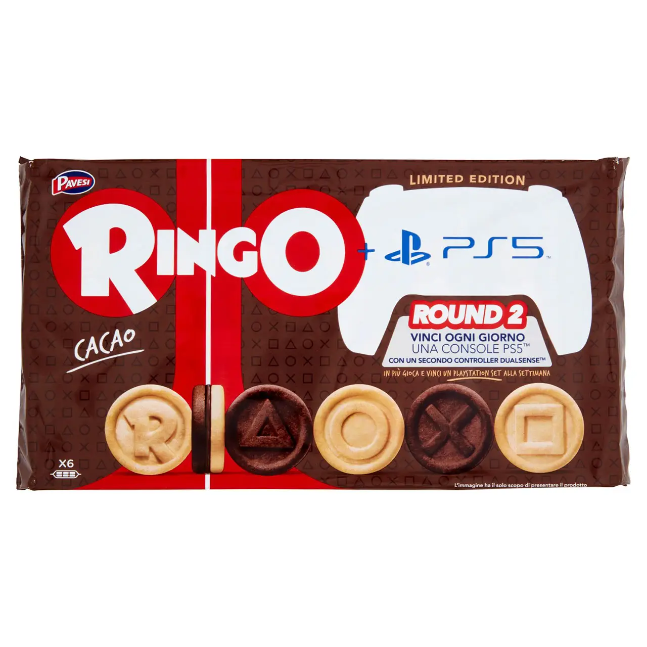 Ringo Cookies From Italy | Ringo Limited Edition Playstation With Cocoa Cream | Ringo Biscuits | Italian Biscuits | 11,6 Ounce Total - Image 4