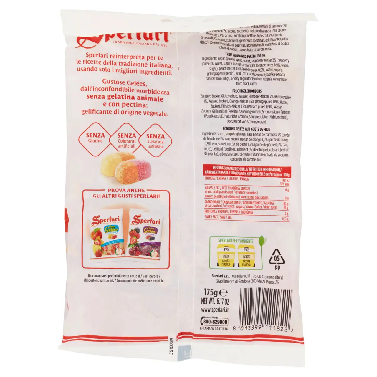 Sperlari Candy | Sperlari Gran Gelées Duet Orange Peach - Orange Raspberry | Sperlari Italian Hard Candy | Sperlari Sweets | 6,1 Ounce Total - Image 6