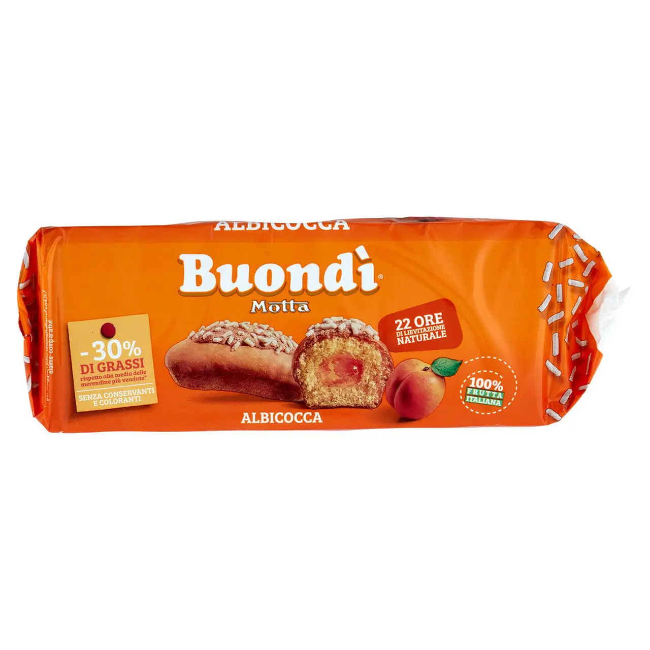 Motta | Buondì Apricot 6 X | Motta Originale | Motta Snack | 9,1 Ounce Total - Image 5