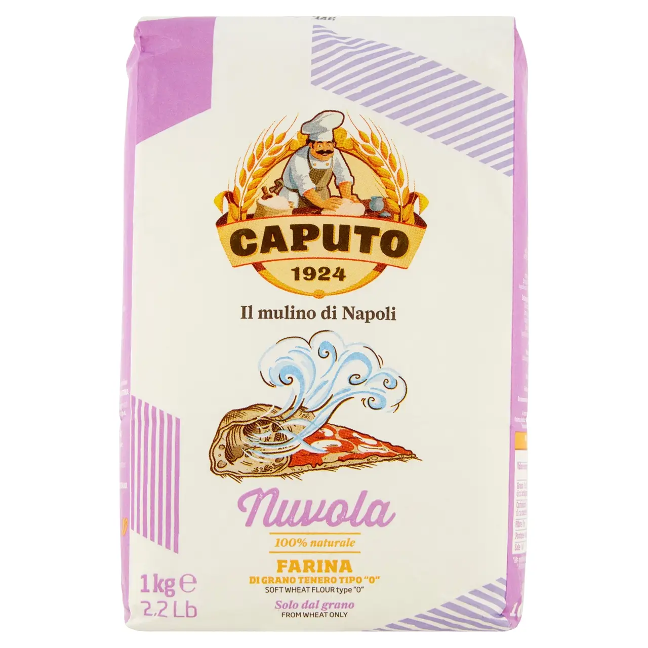 Caputo Flour | Caputo Nuvola Type Little Wheat Flour | Caputo Pizzeria | Caputo Pizza Dough | 35,2 Ounce Total