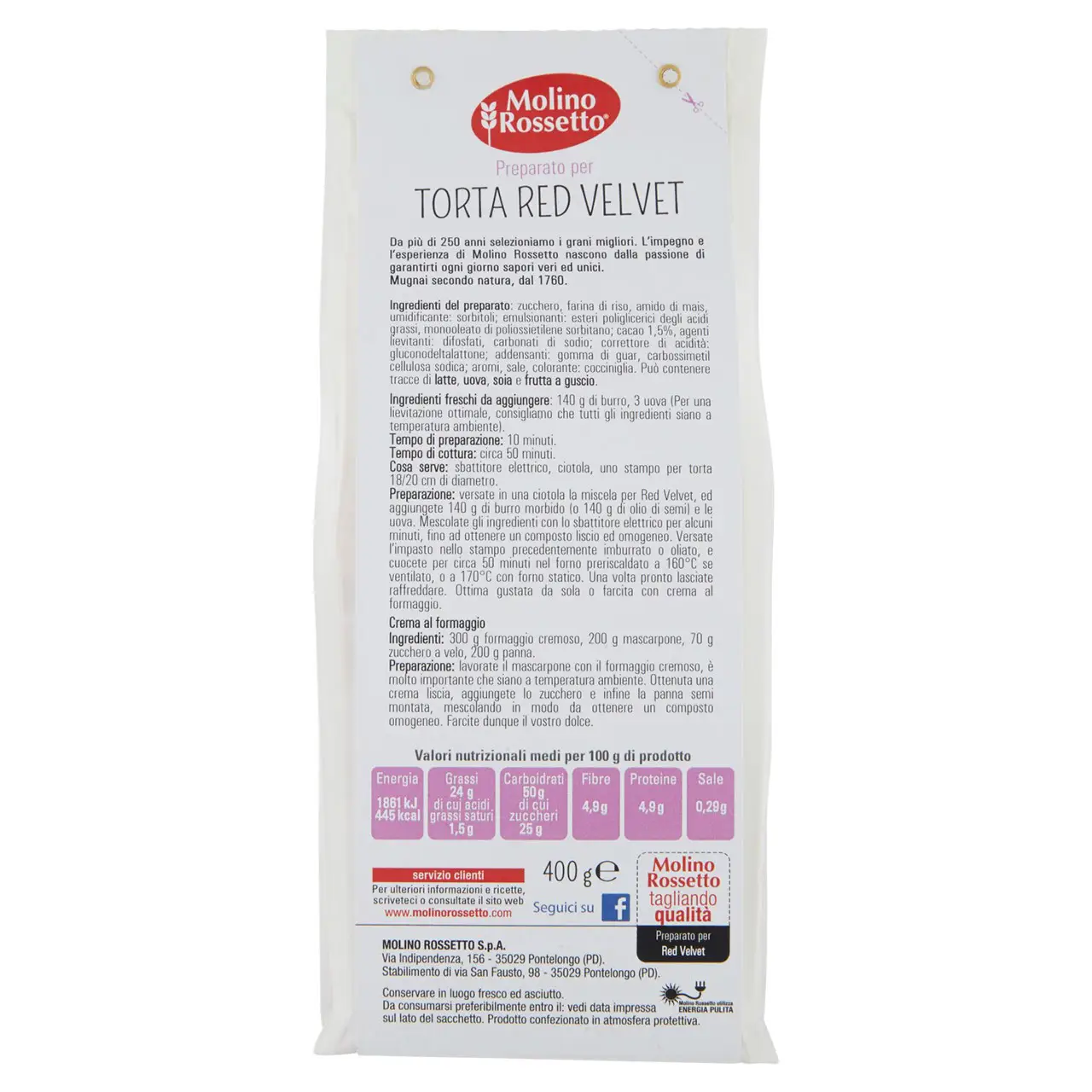 Molino Rossetto | Molino Rossetto Red Velvet Cake Mix | Molino Rossetto Cookies | Molino Rossetto Biscuits | 14,1 Ounce Total - Image 6
