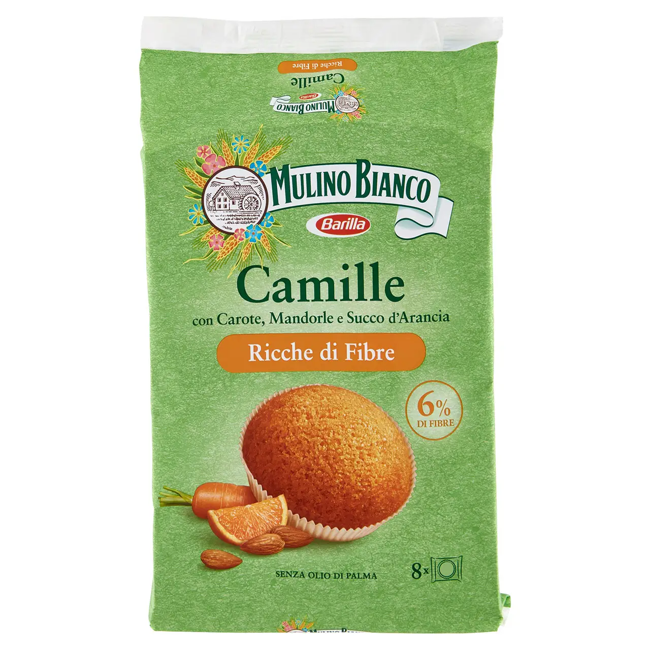 Mulino Bianco Biscuits | Mulino Bianco Tortine With Carrot Camille | Mulino Bianco Crackers | Mulino Bianco Italian Cookies | 10,7 Ounce Total