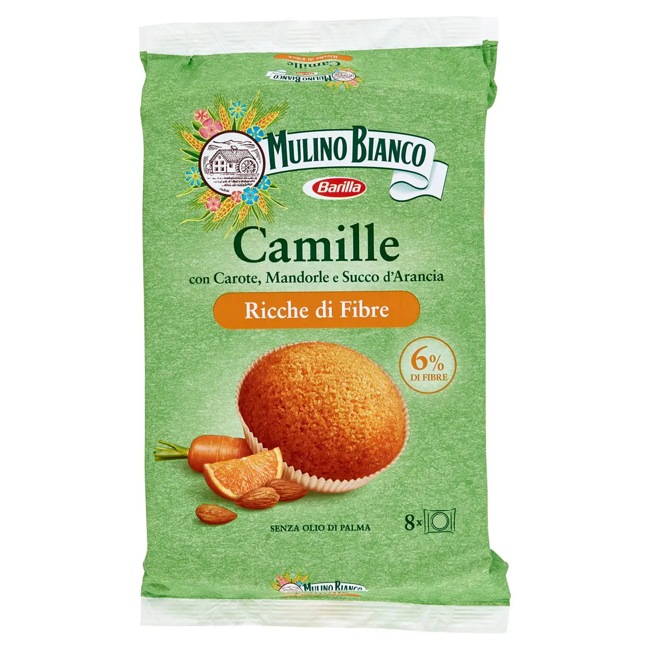 Mulino Bianco Biscuits | Mulino Bianco Tortine With Carrot Camille | Mulino Bianco Crackers | Mulino Bianco Italian Cookies | 10,7 Ounce Total - Image 2