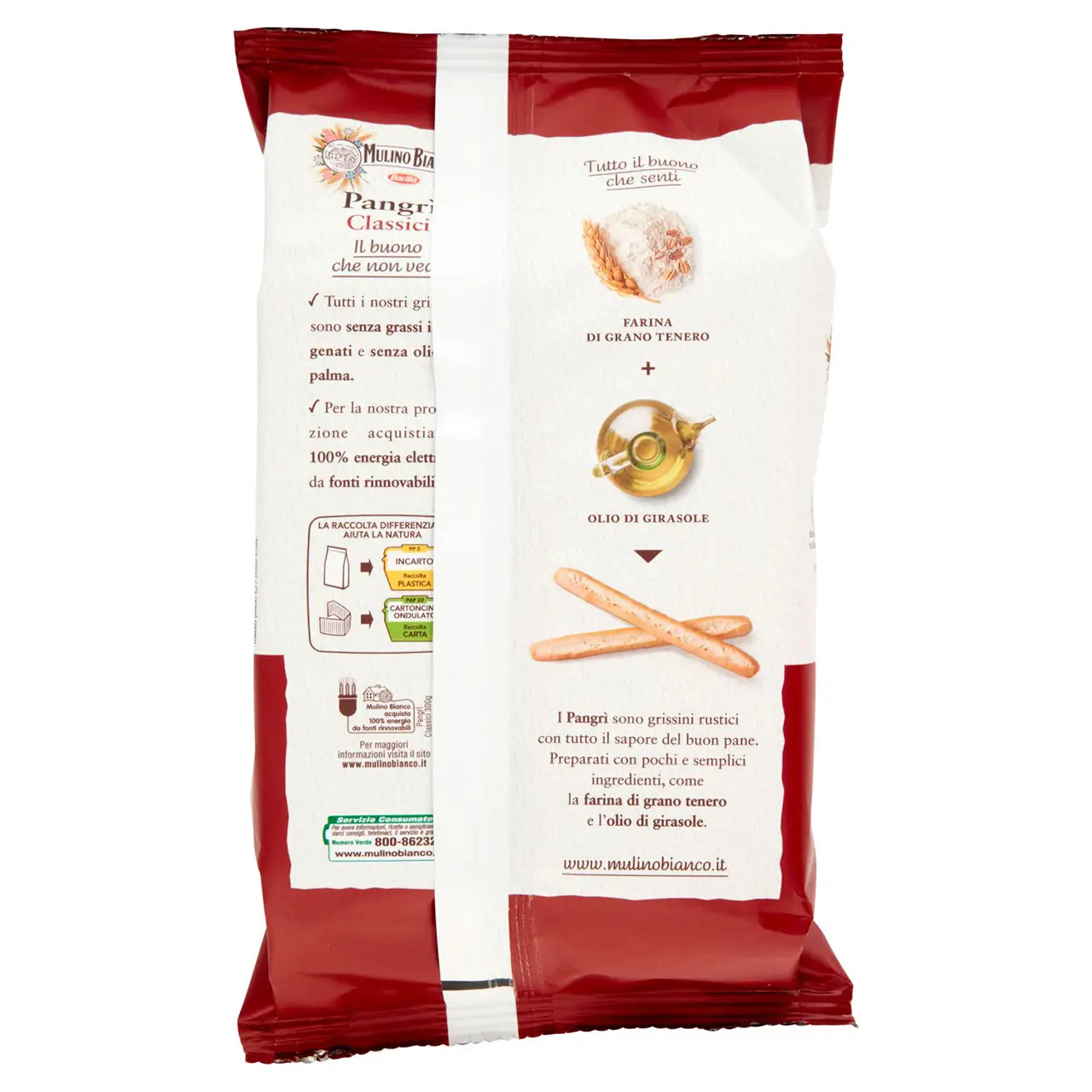 Mulino Bianco Biscuits | Mulino Bianco Pangrì Classici | Mulino Bianco Crackers | Mulino Bianco Italian Cookies | 10,5 Ounce Total - Image 5
