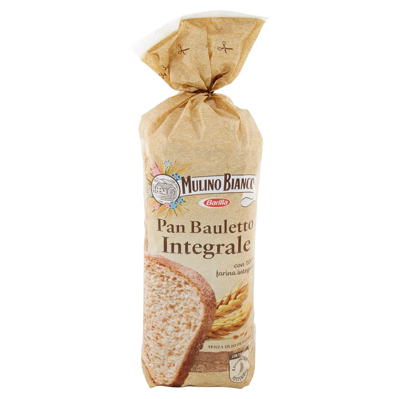 Mulino Bianco Biscuits | Mulino Bianco Pan Bauletto Integrale Bread Ideal For Sandwiches | Mulino Bianco Crackers | Mulino Bianco Italian Cookies | 14,1 Ounce Total - Image 2