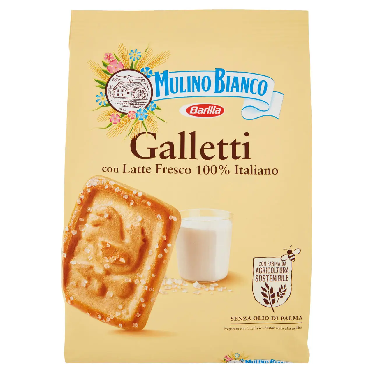 Mulino Bianco Biscuits | Mulino Bianco Galletti Biscuits | Mulino Bianco Crackers | Mulino Bianco Italian Cookies | 28,2 Ounce Total