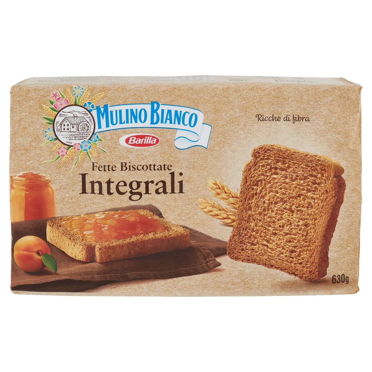 Mulino Bianco Biscuits | Mulino Bianco Whole Wheat Biscuits | Mulino Bianco Crackers | Mulino Bianco Italian Cookies | 22,2 Ounce Total