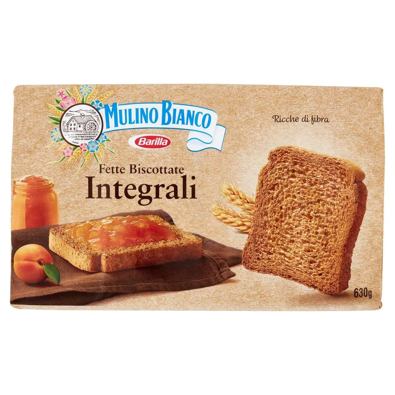 Mulino Bianco Biscuits | Mulino Bianco Whole Wheat Biscuits | Mulino Bianco Crackers | Mulino Bianco Italian Cookies | 22,2 Ounce Total - Image 2