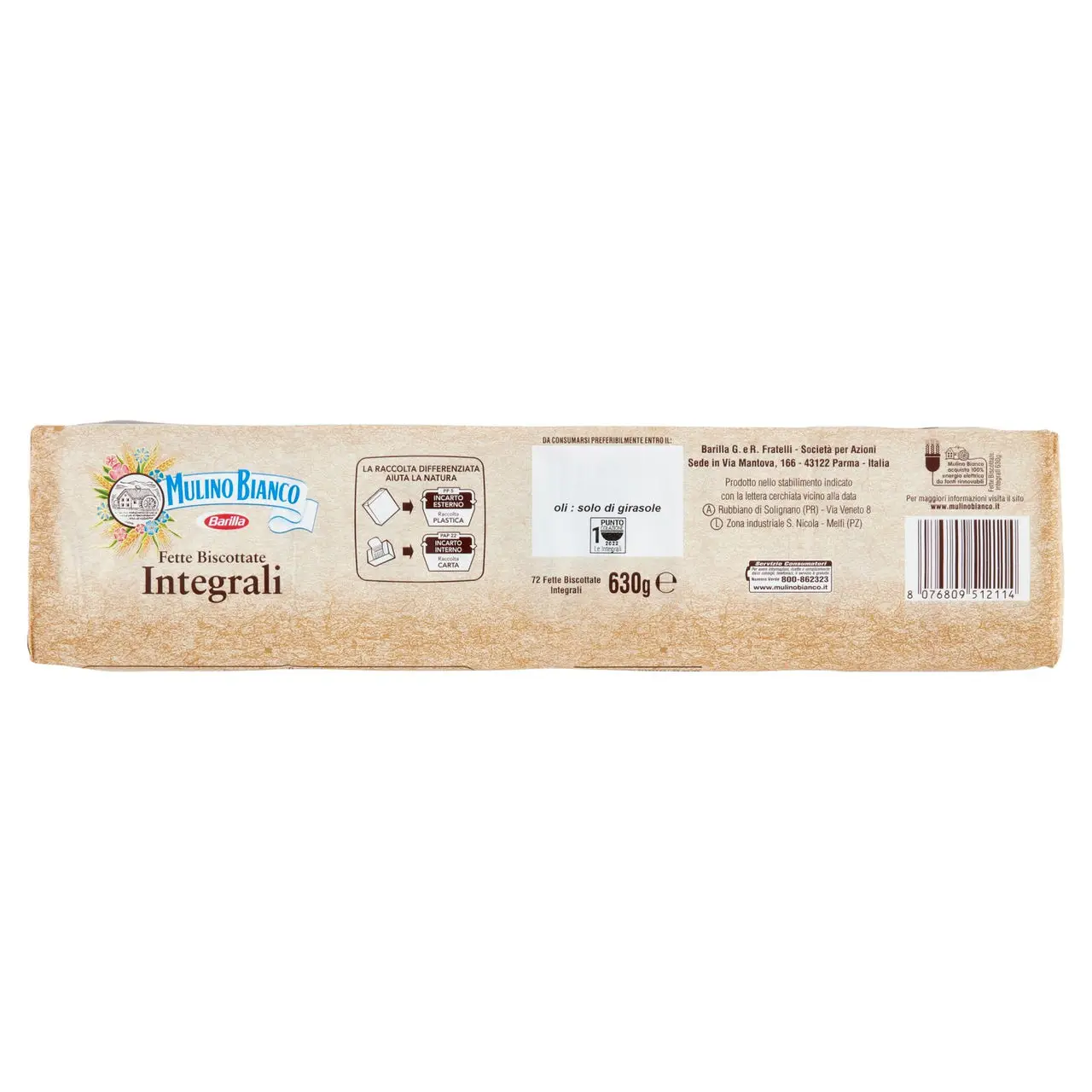 Mulino Bianco Biscuits | Mulino Bianco Whole Wheat Biscuits | Mulino Bianco Crackers | Mulino Bianco Italian Cookies | 22,2 Ounce Total - Image 4