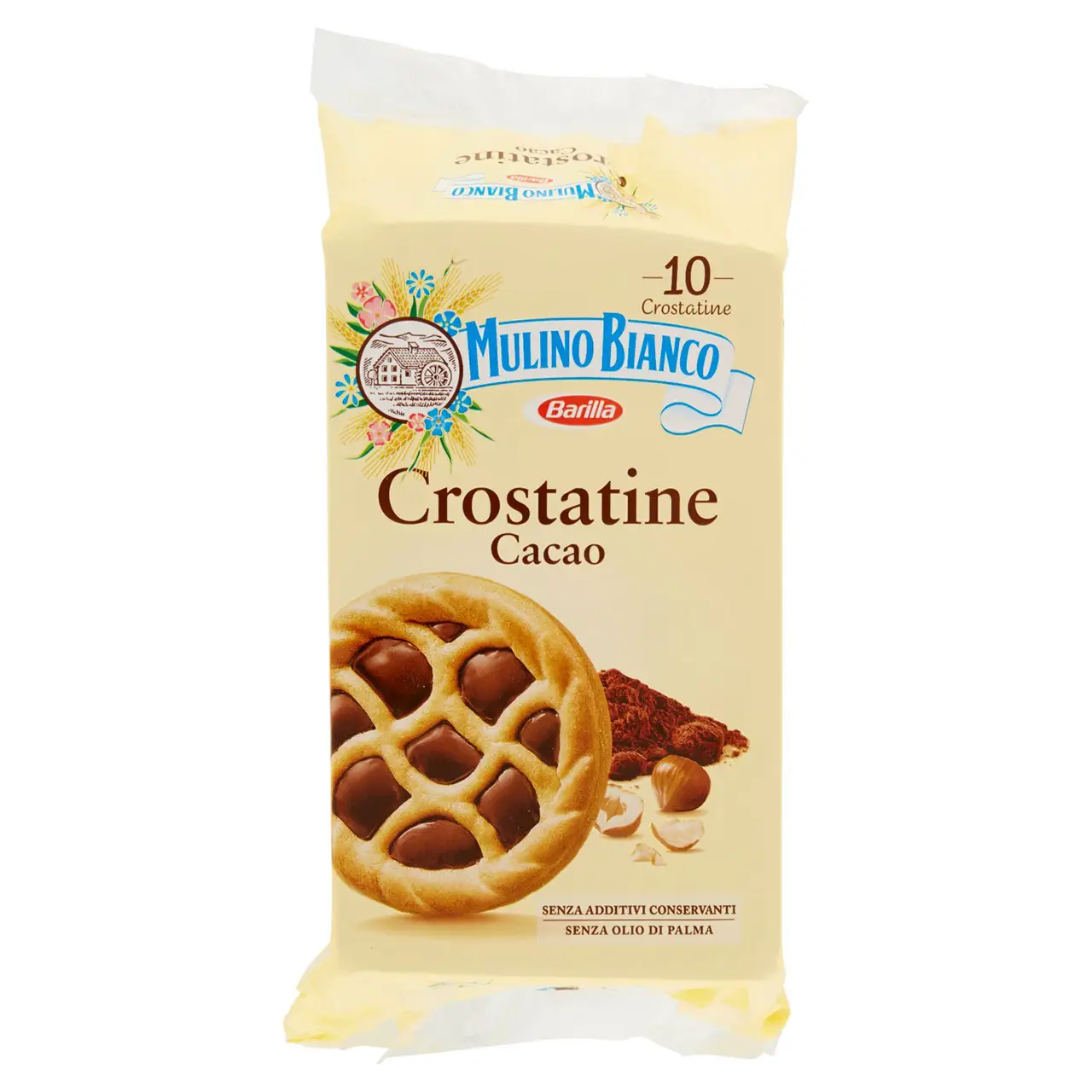 Mulino Bianco Biscuits | Mulino Bianco Crostatine Cacao | Mulino Bianco Crackers | Mulino Bianco Italian Cookies | 14,1 Ounce Total - Image 2