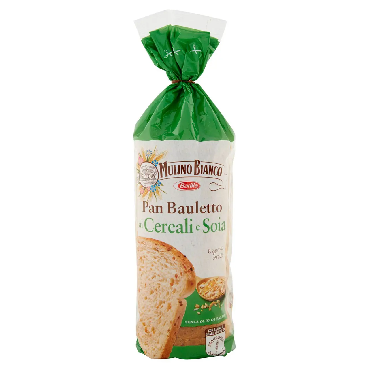 Mulino Bianco Biscuits | Mulino Bianco Pan Bauletto With Cereals & Soy | Mulino Bianco Crackers | Mulino Bianco Italian Cookies | 14,1 Ounce Total - Image 3
