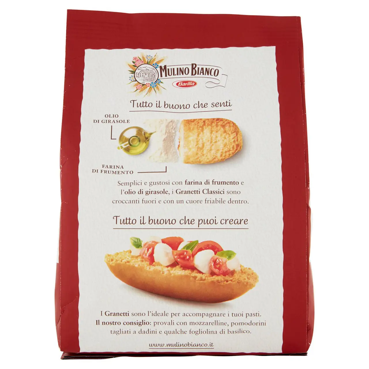 Mulino Bianco Biscuits | Mulino Bianco Granetti Classici | Mulino Bianco Crackers | Mulino Bianco Italian Cookies | 9,8 Ounce Total - Image 3