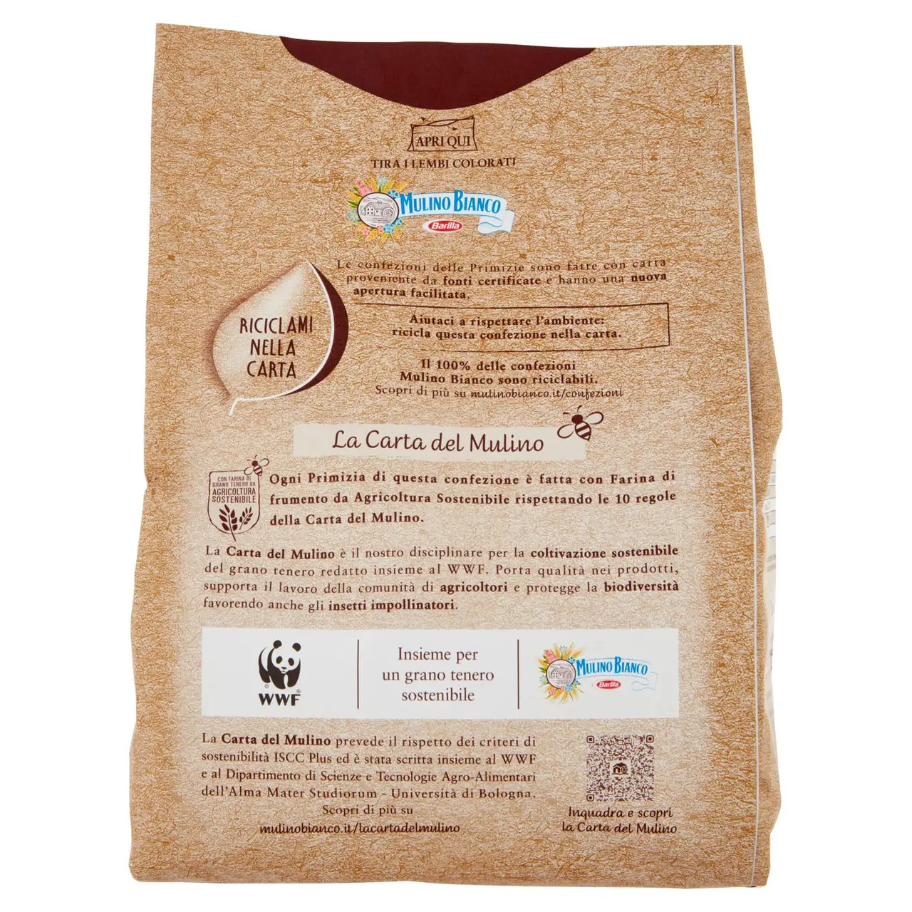 Mulino Bianco Biscuits | Mulino Bianco Primizie With Stone Ground Wholemeal Flour | Mulino Bianco Crackers | Mulino Bianco Italian Cookies | 24,6 Ounce Total - Image 6