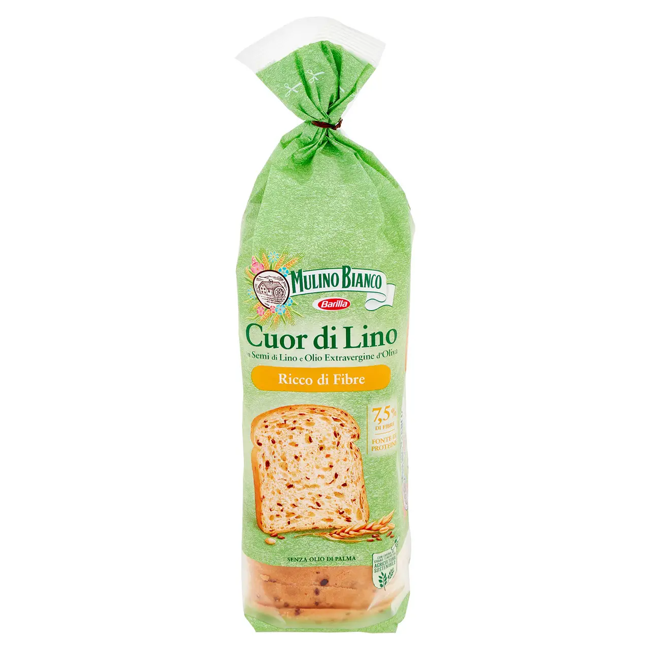 Mulino Bianco Biscuits | Mulino Bianco Cuor Di Lino Bread Rich In Fiber Flaxseed | Mulino Bianco Crackers | Mulino Bianco Italian Cookies | 14,1 Ounce Total - Image 2